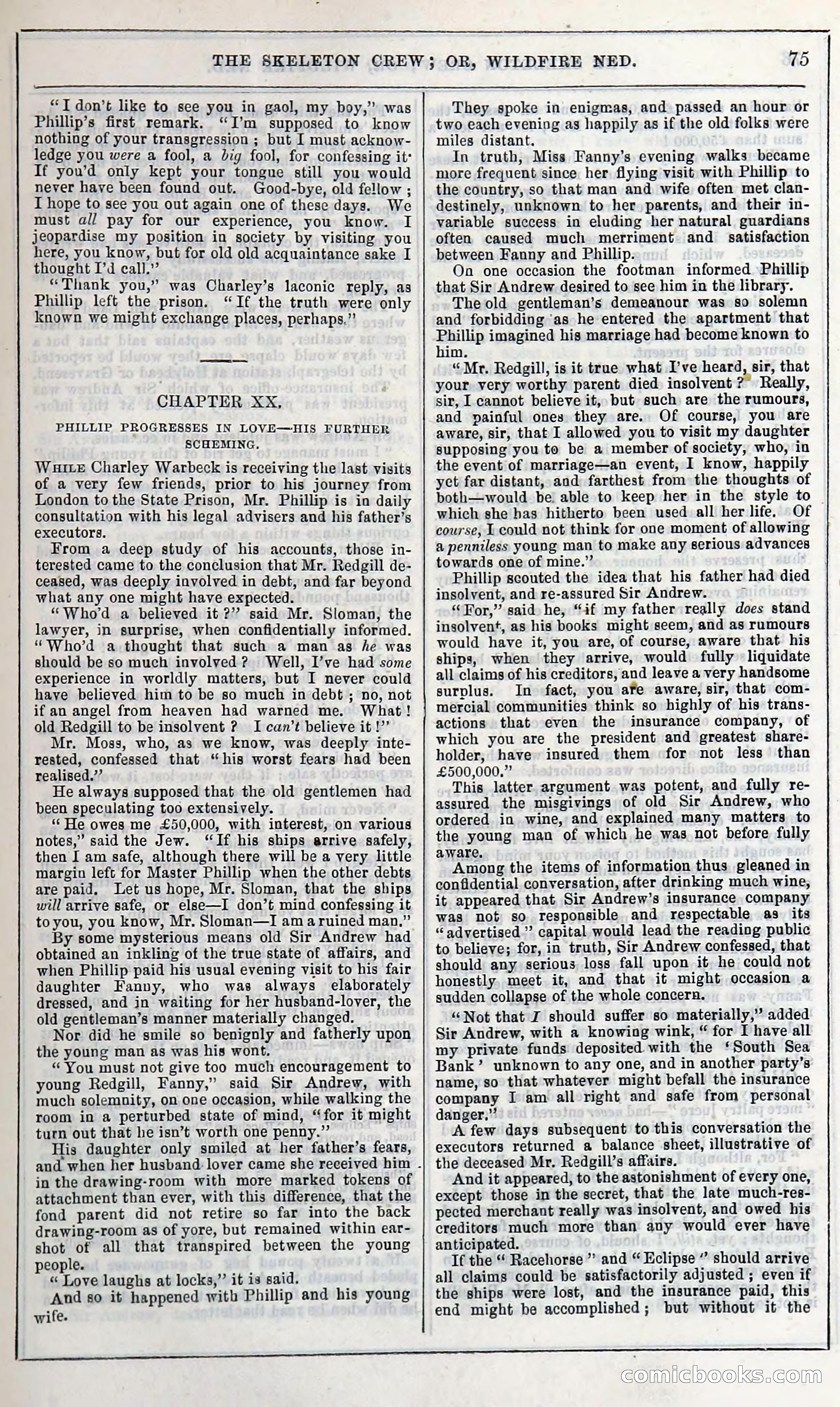 The Skeleton Crew; Or, Wildfire Ned — page 81 of 196