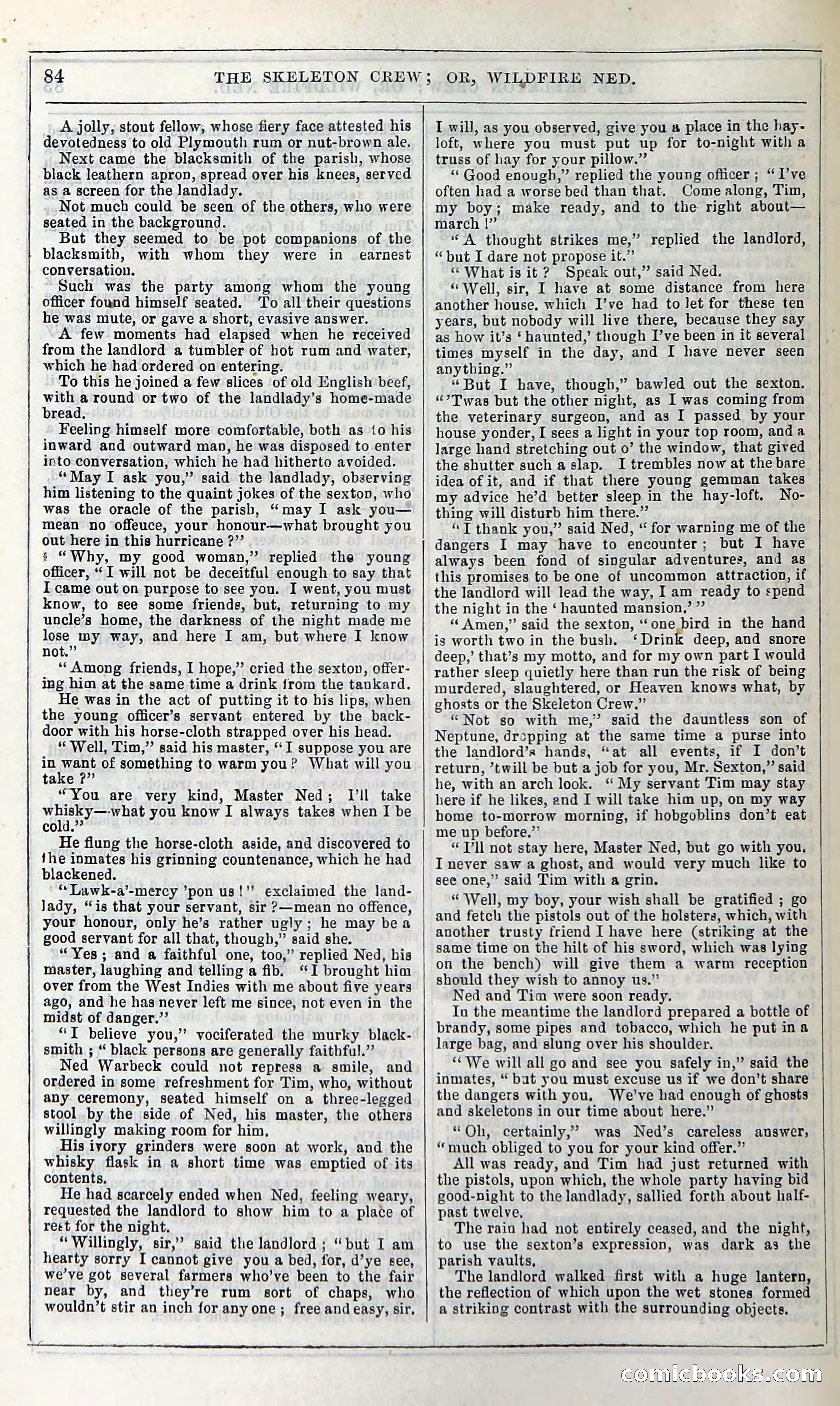 The Skeleton Crew; Or, Wildfire Ned — page 90 of 196