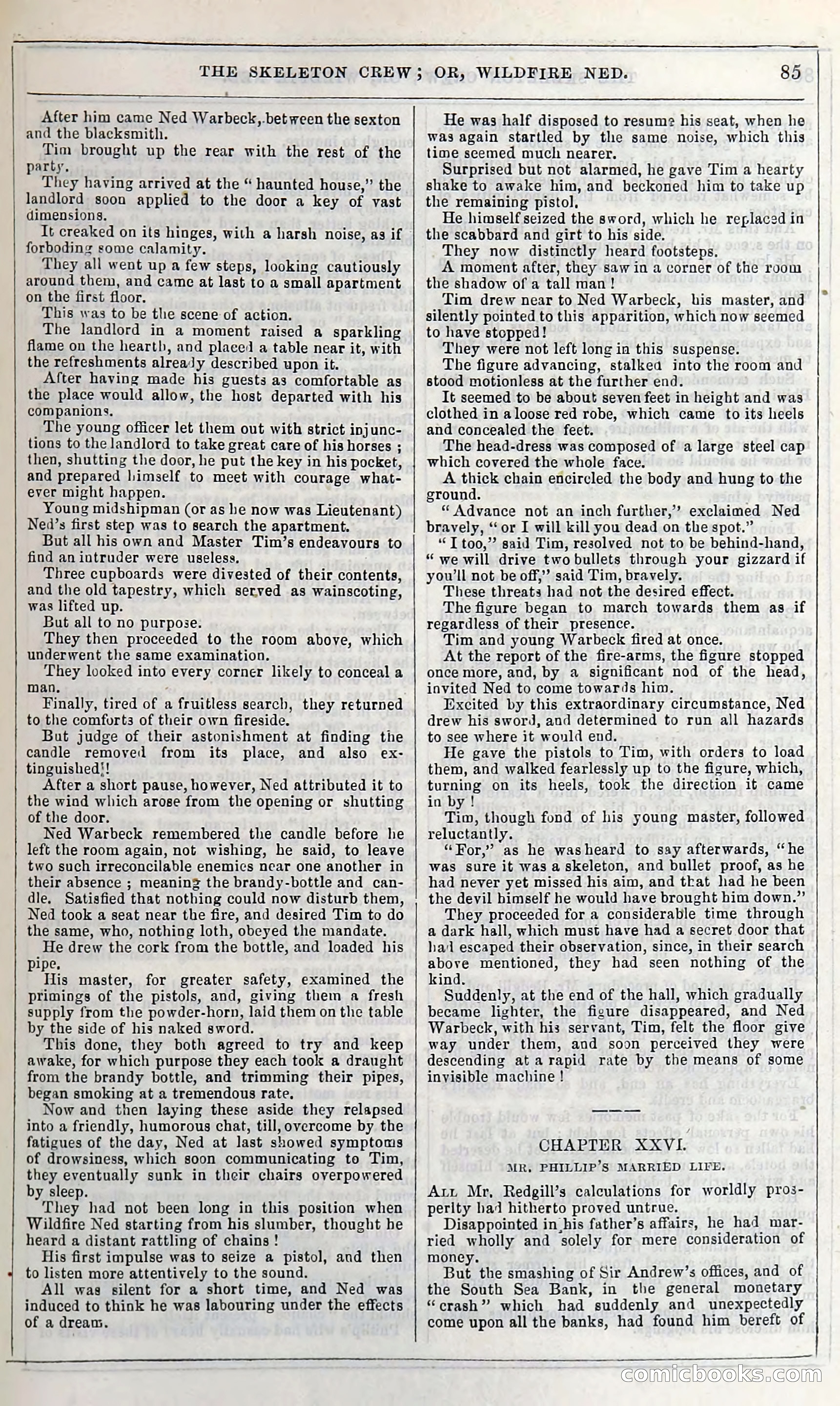 The Skeleton Crew; Or, Wildfire Ned — page 91 of 196