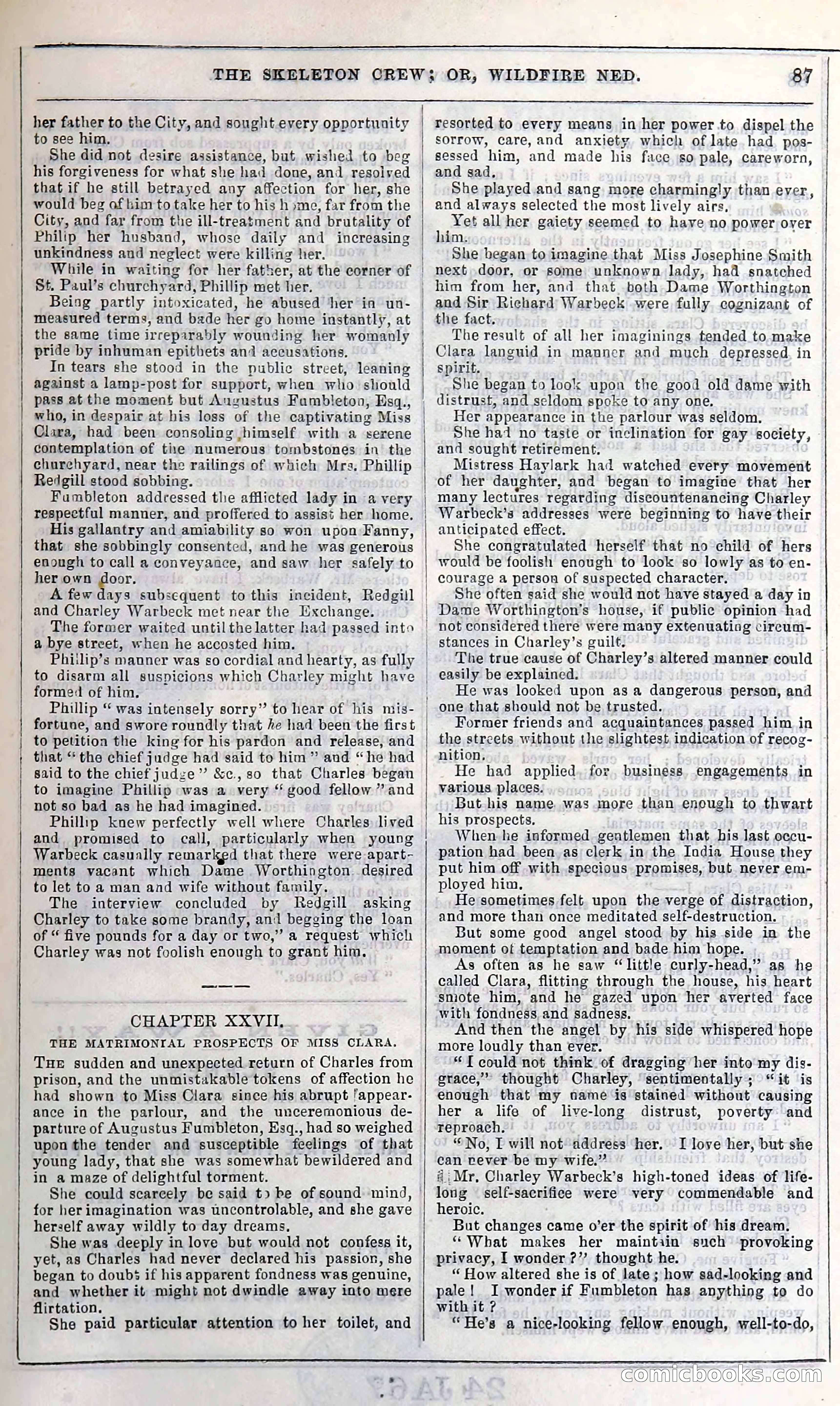 The Skeleton Crew; Or, Wildfire Ned — page 93 of 196