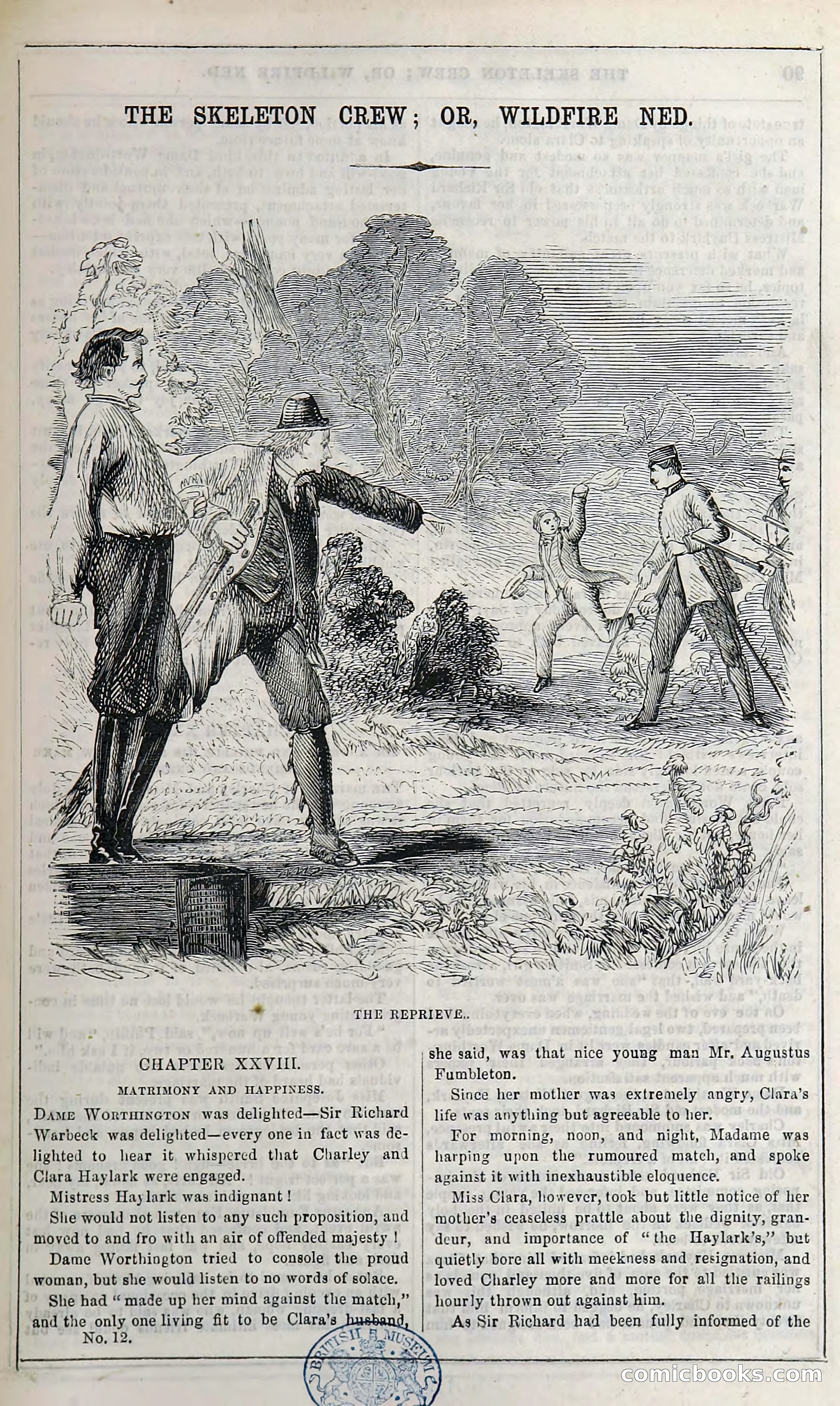 The Skeleton Crew; Or, Wildfire Ned — page 95 of 196