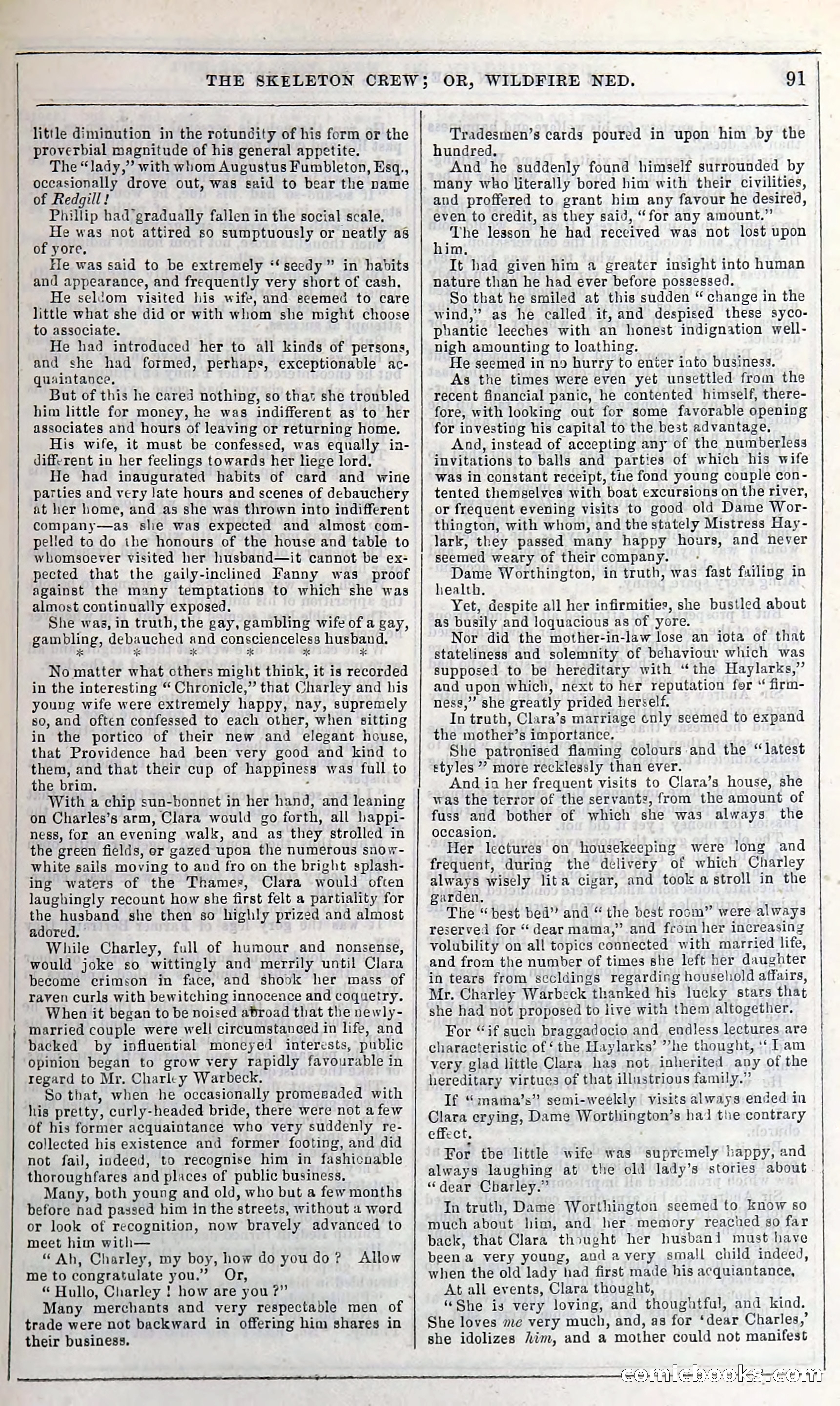 The Skeleton Crew; Or, Wildfire Ned — page 97 of 196