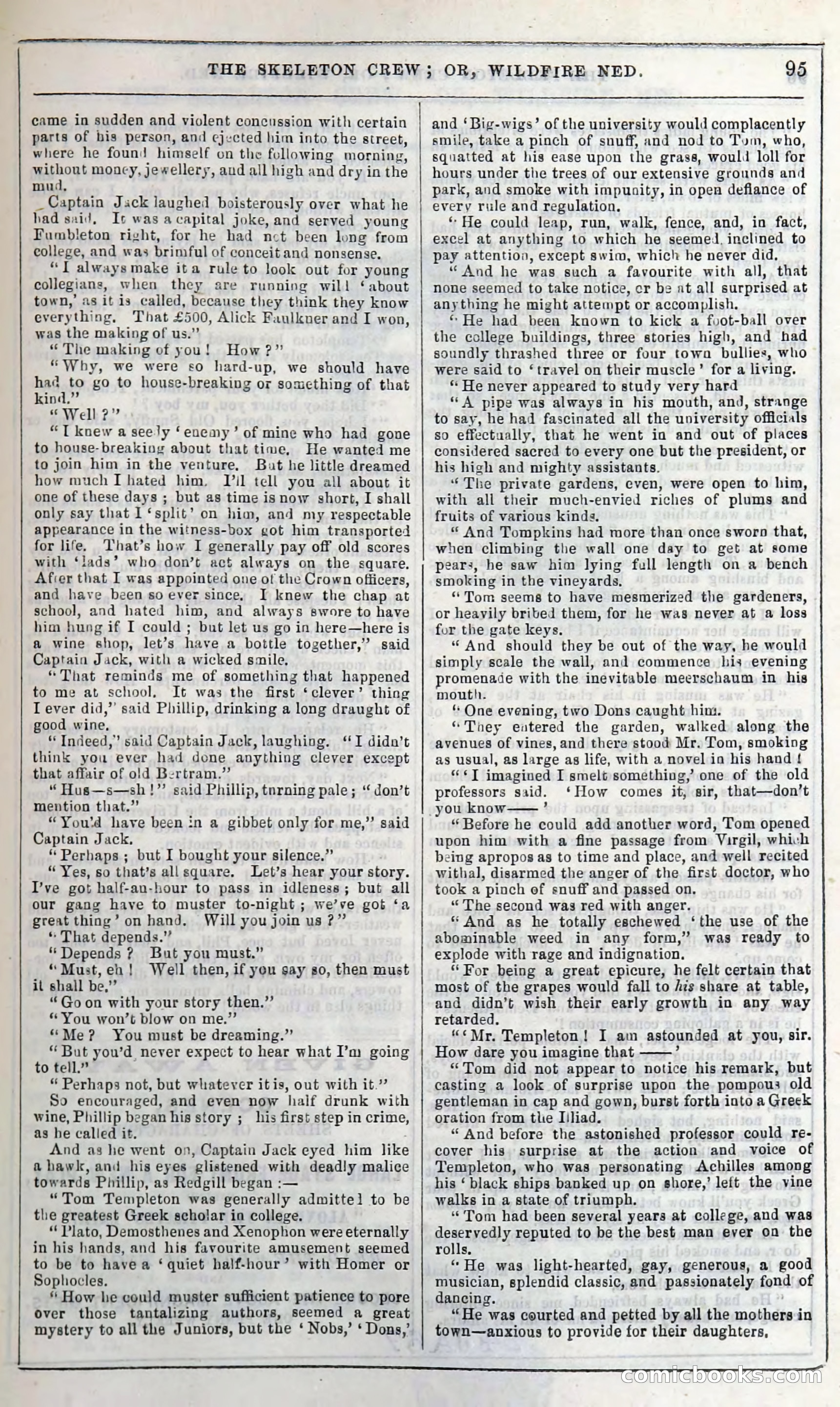 The Skeleton Crew; Or, Wildfire Ned — page 101 of 196