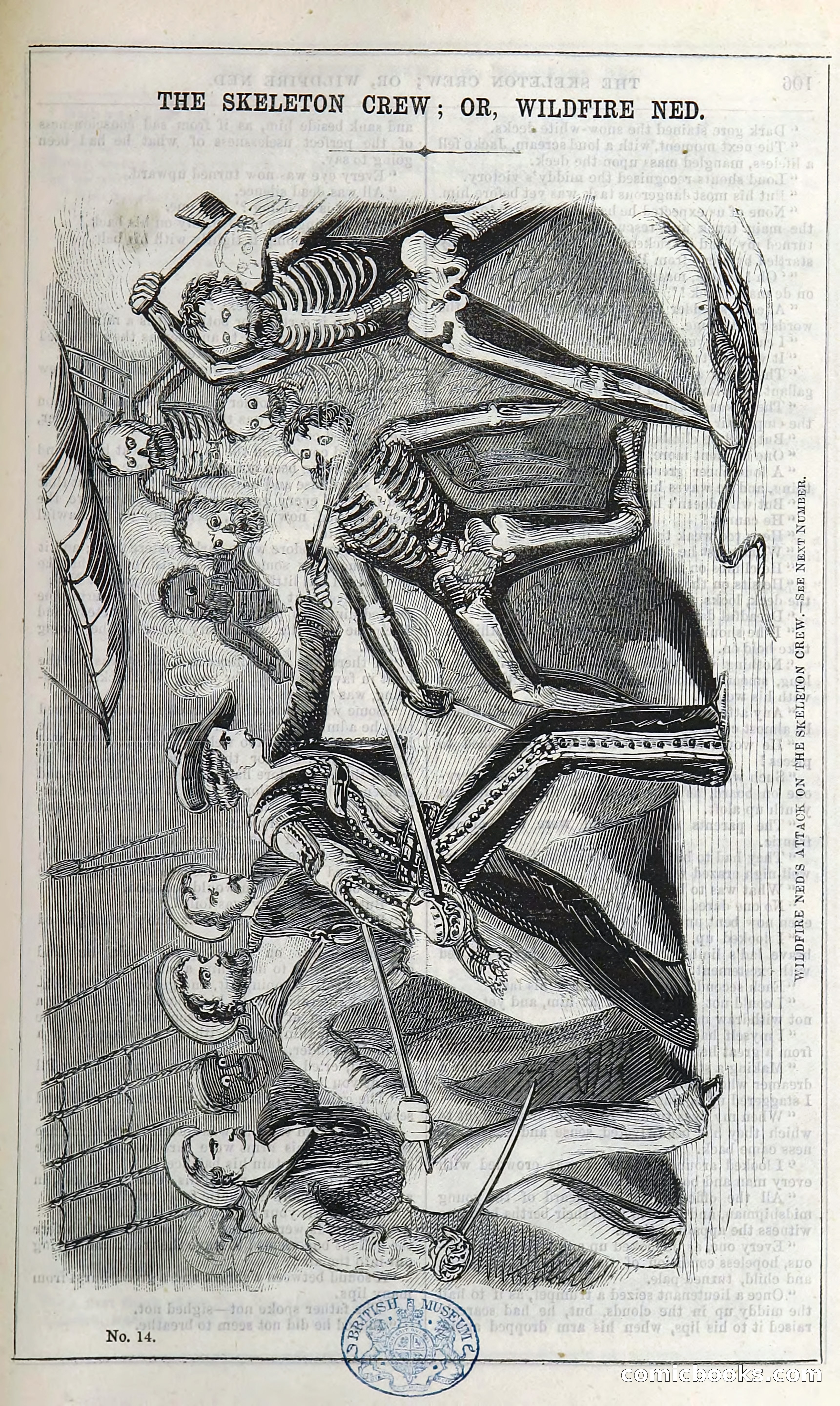 The Skeleton Crew; Or, Wildfire Ned — page 111 of 196