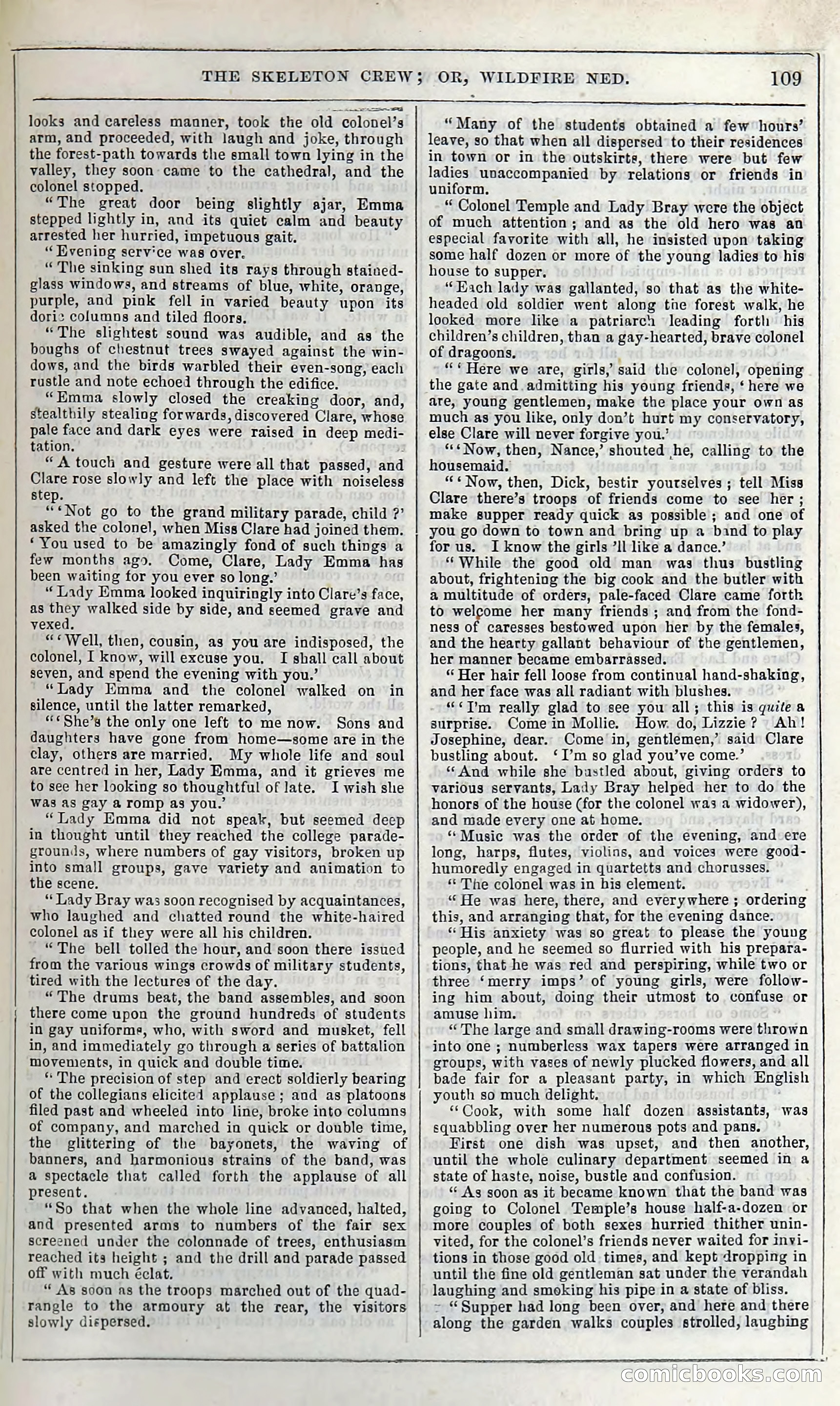 The Skeleton Crew; Or, Wildfire Ned — page 115 of 196