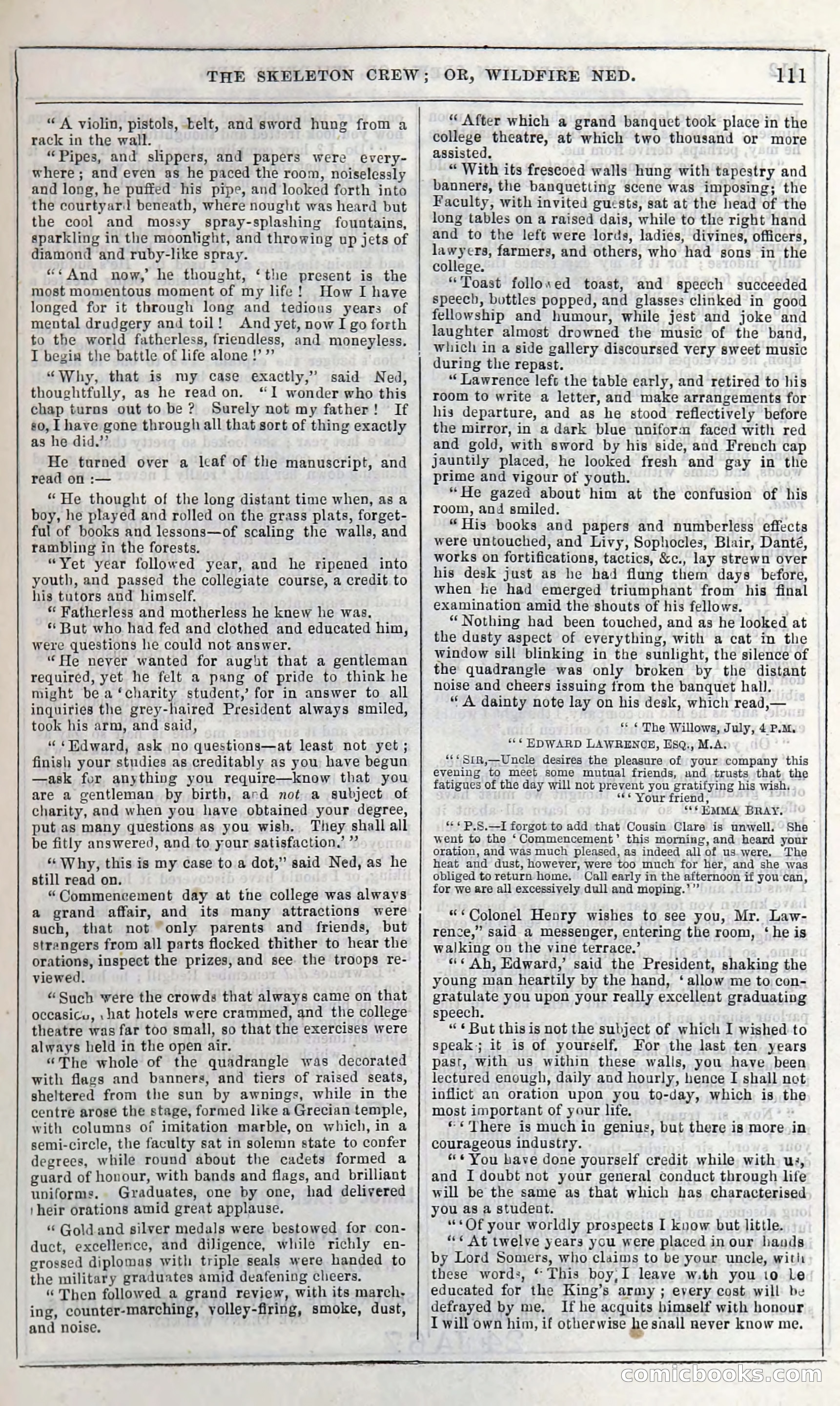 The Skeleton Crew; Or, Wildfire Ned — page 117 of 196