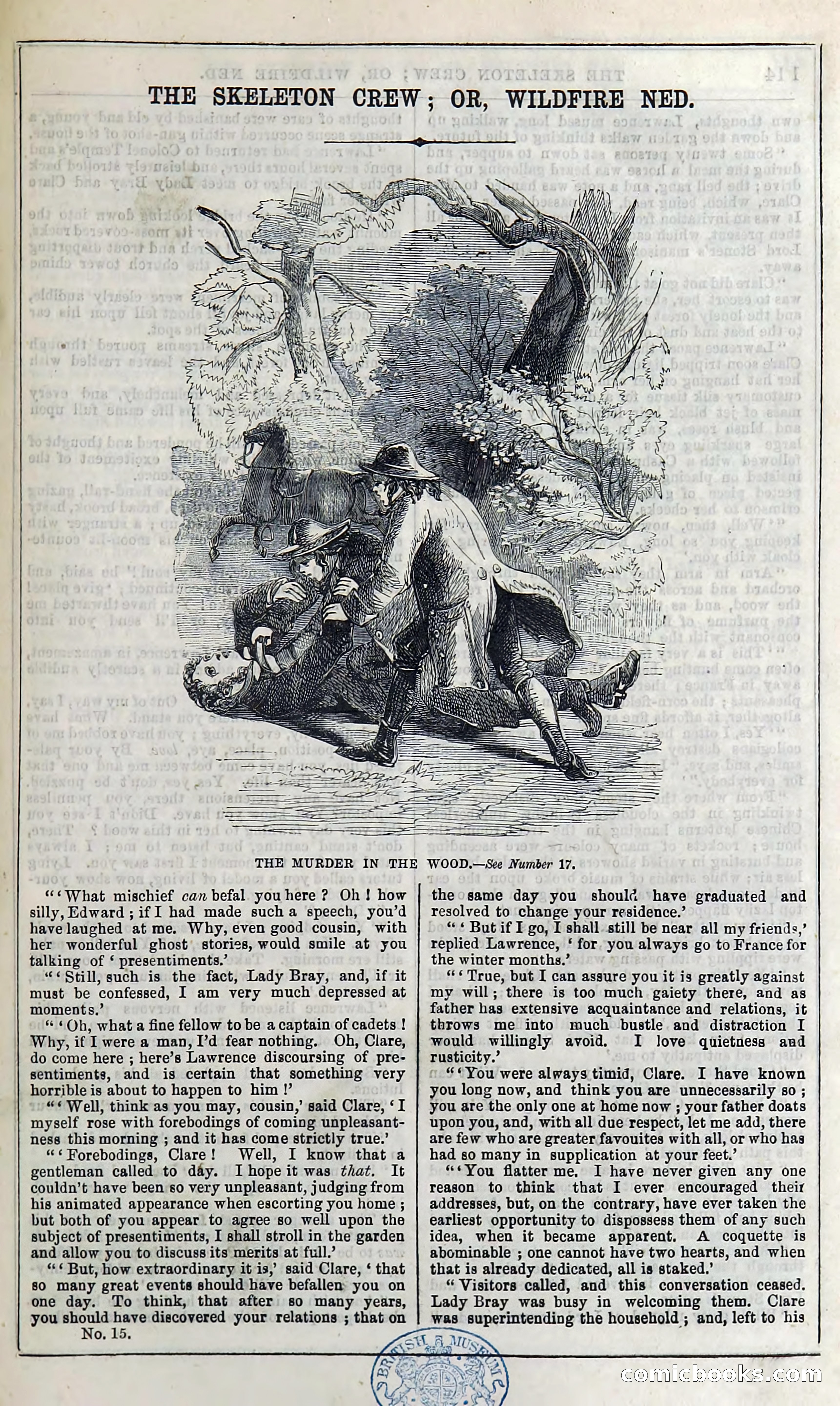 The Skeleton Crew; Or, Wildfire Ned — page 119 of 196