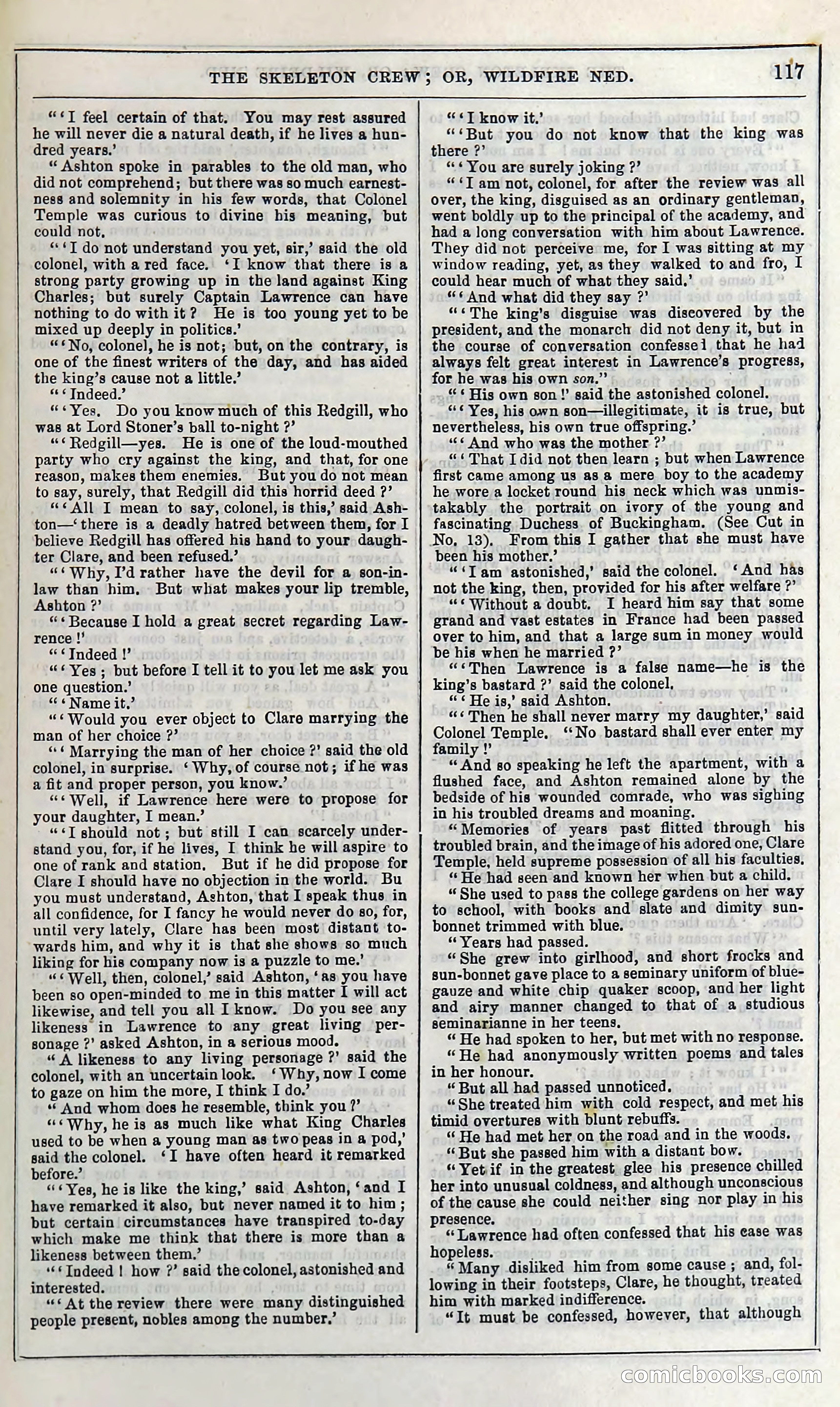 The Skeleton Crew; Or, Wildfire Ned — page 123 of 196