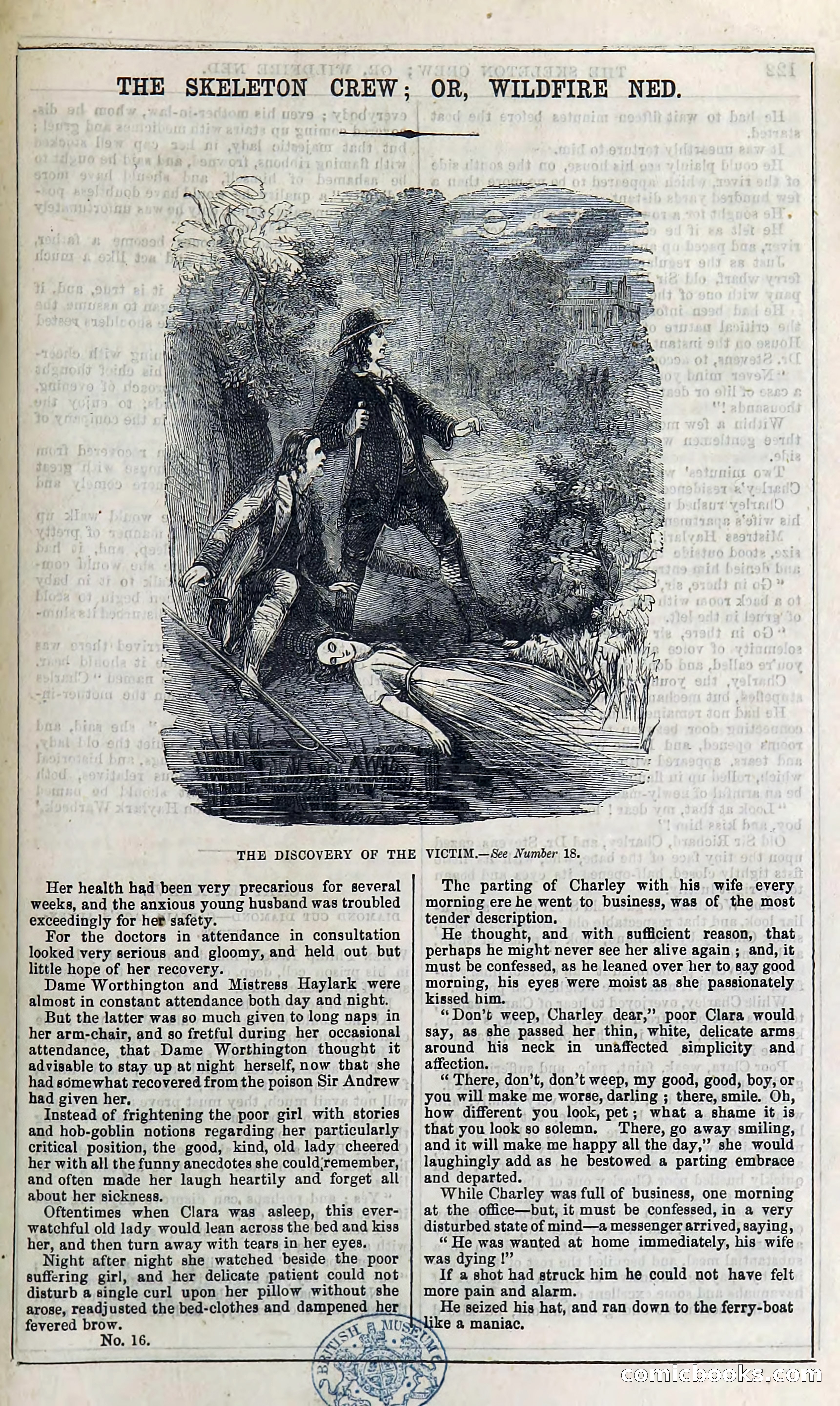 The Skeleton Crew; Or, Wildfire Ned — page 127 of 196