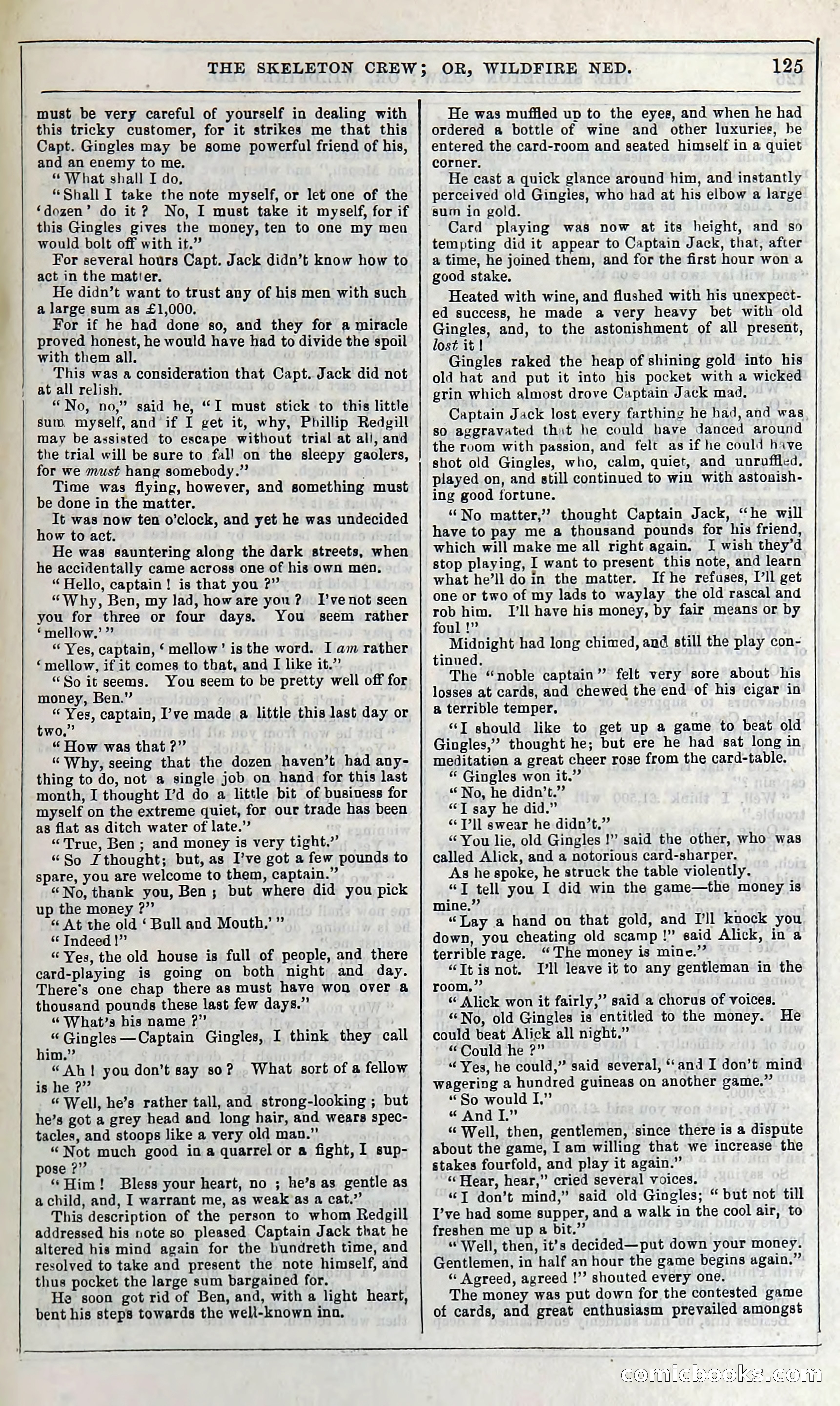 The Skeleton Crew; Or, Wildfire Ned — page 131 of 196
