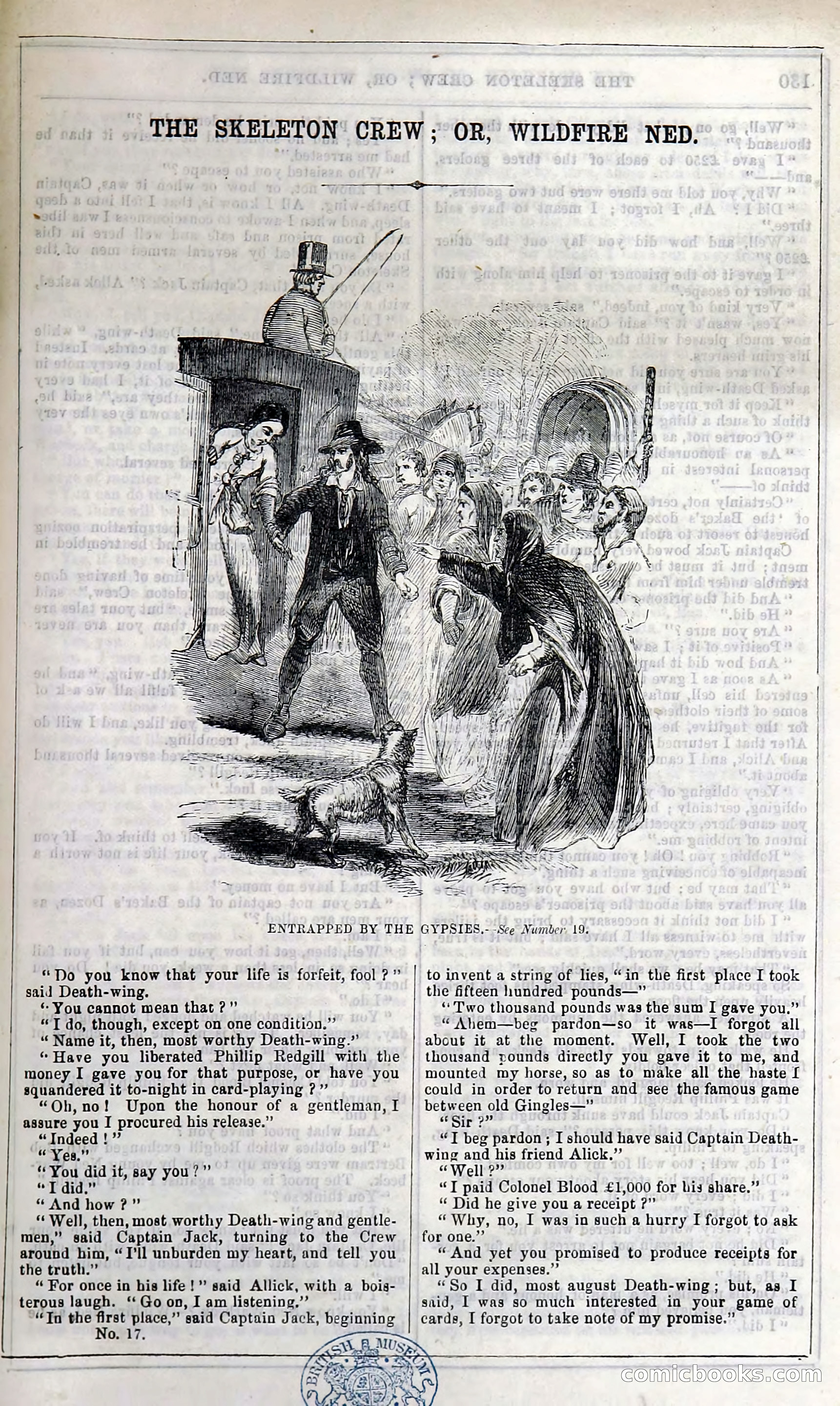 The Skeleton Crew; Or, Wildfire Ned — page 135 of 196