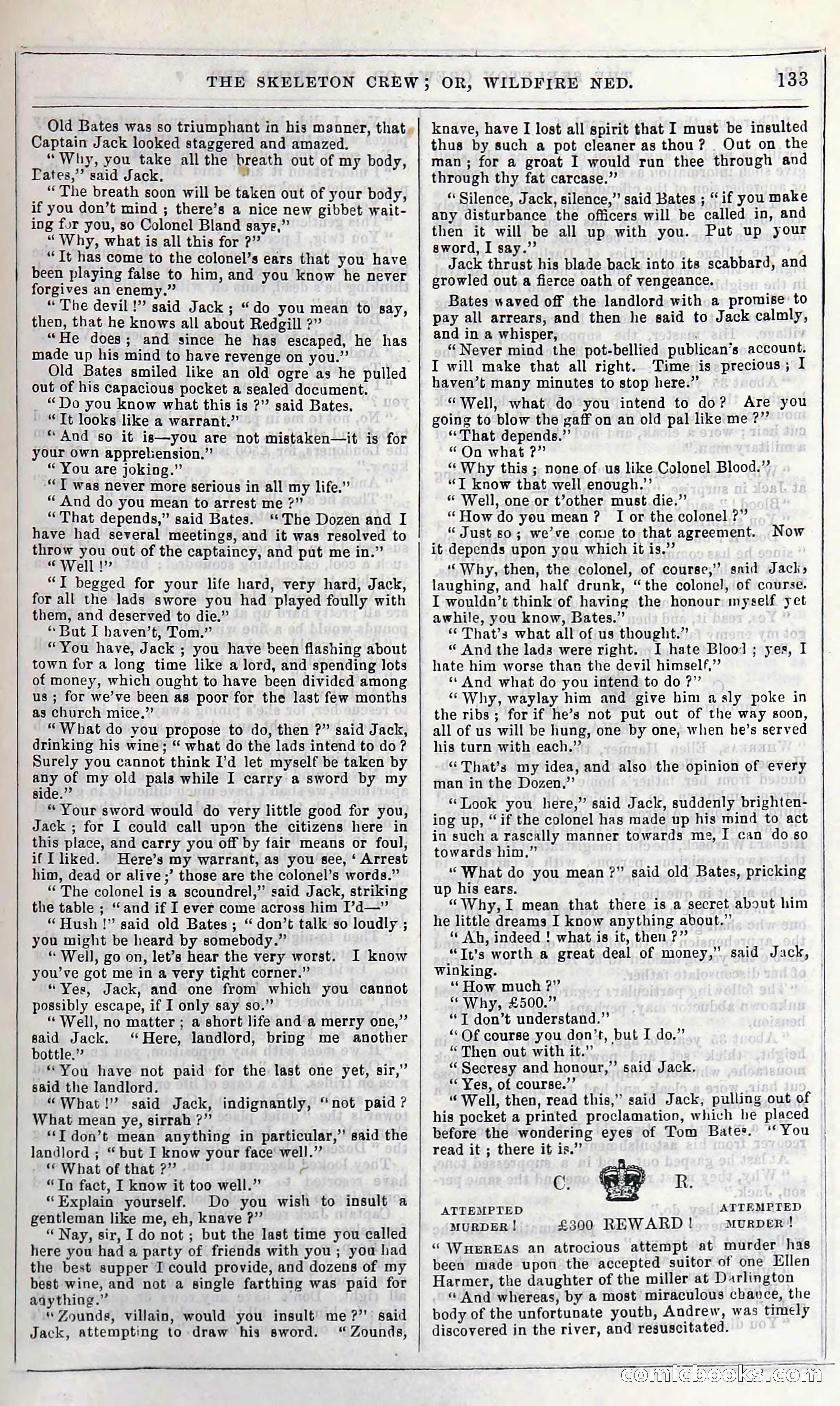 The Skeleton Crew; Or, Wildfire Ned — page 139 of 196