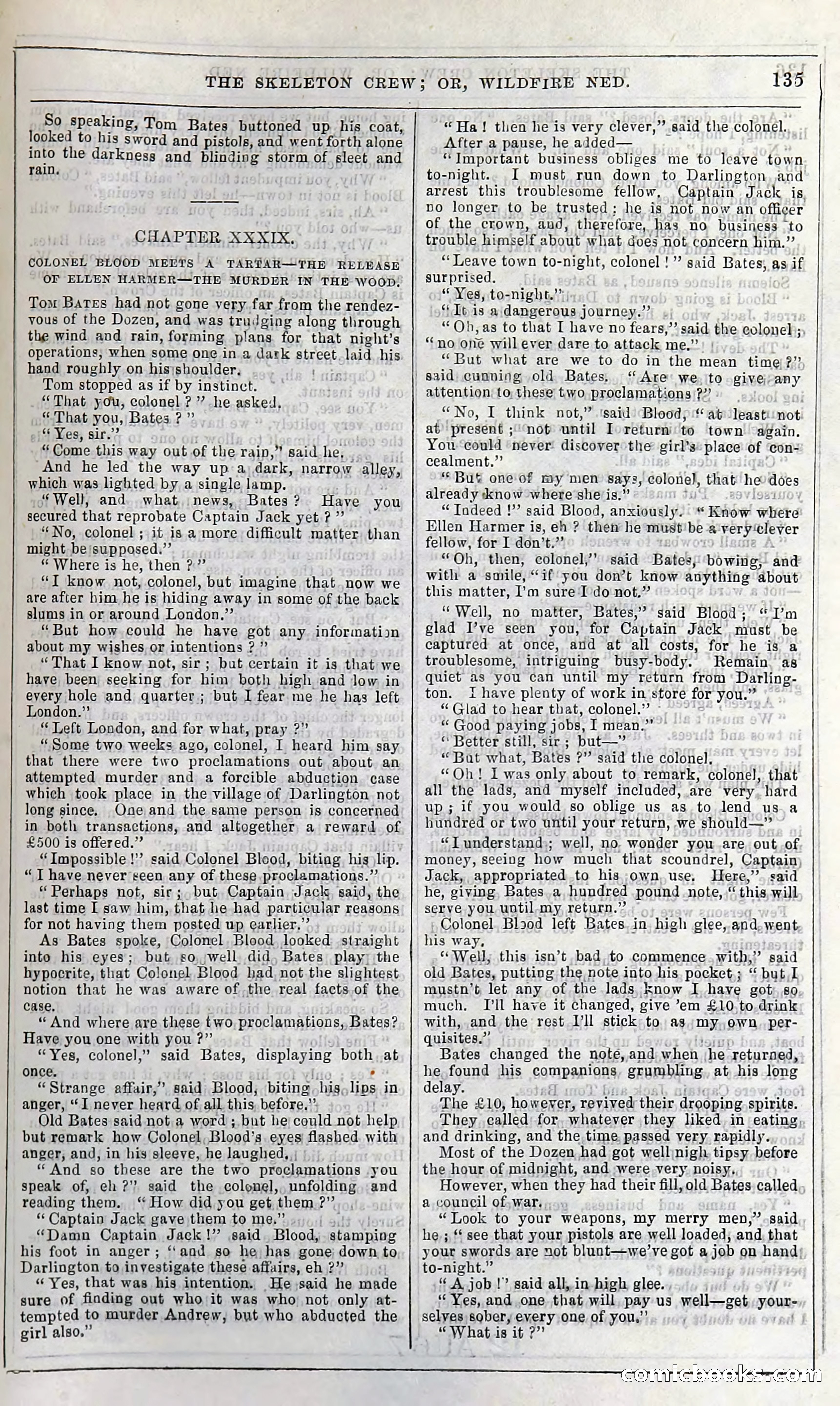 The Skeleton Crew; Or, Wildfire Ned — page 141 of 196
