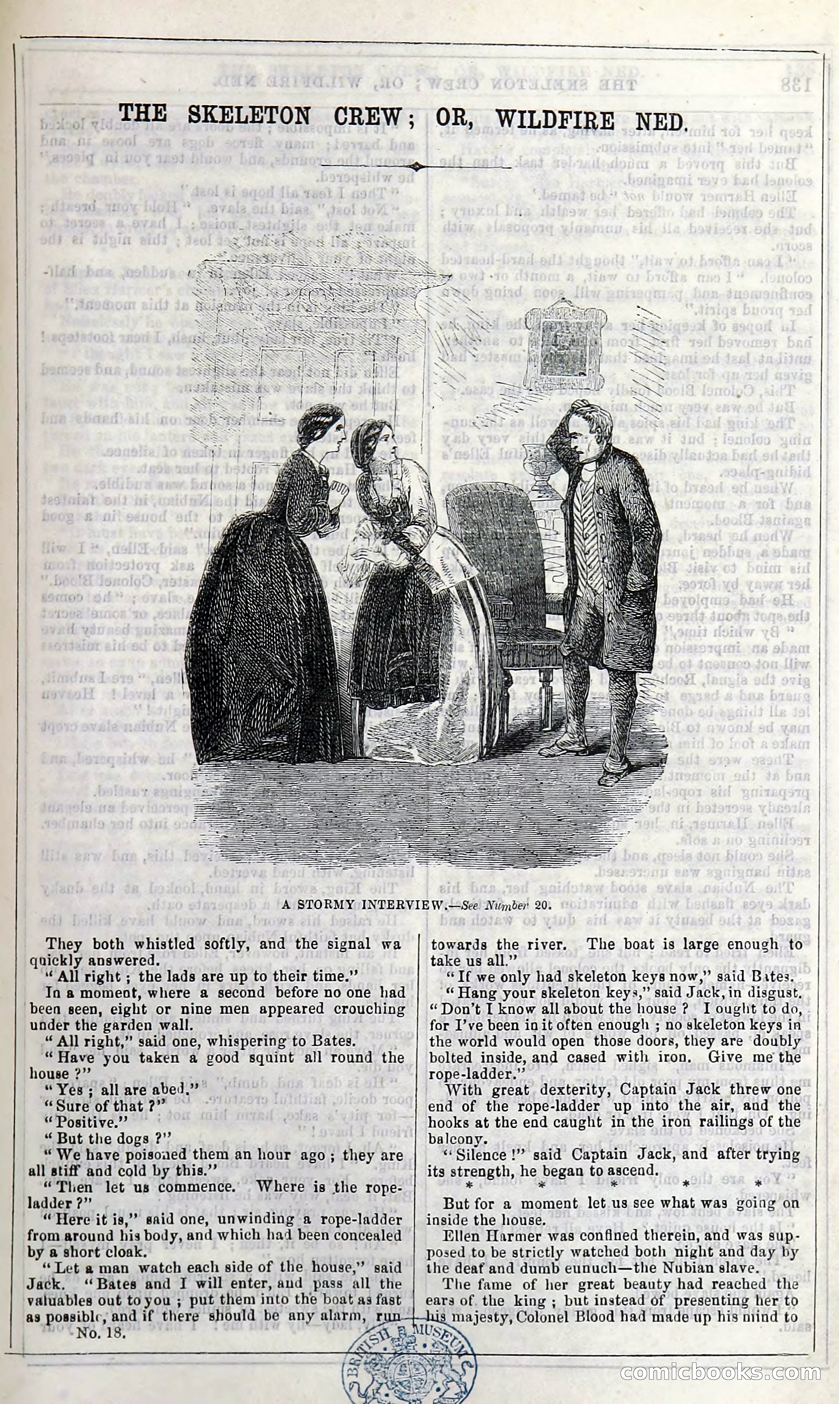 The Skeleton Crew; Or, Wildfire Ned — page 143 of 196