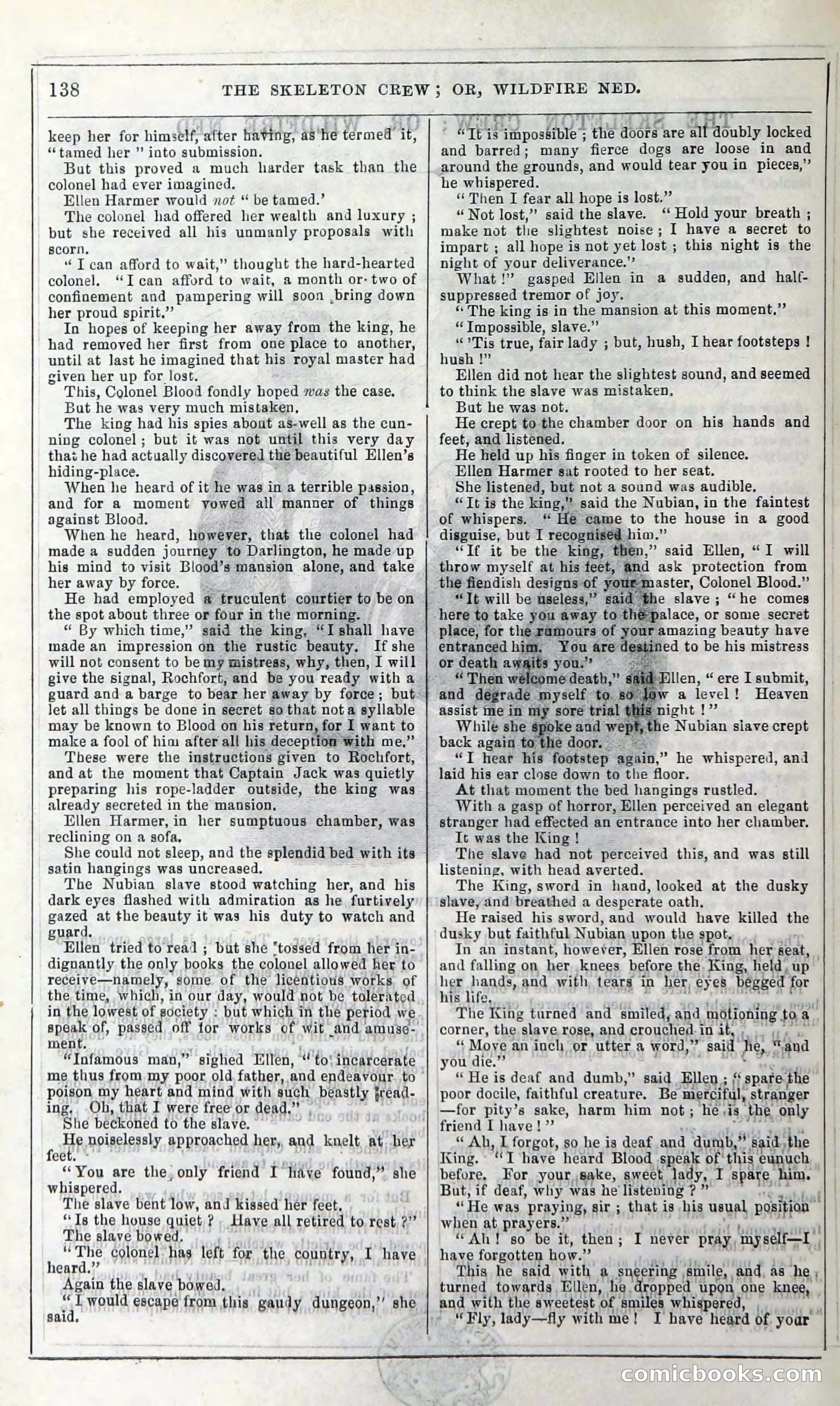 The Skeleton Crew; Or, Wildfire Ned — page 144 of 196