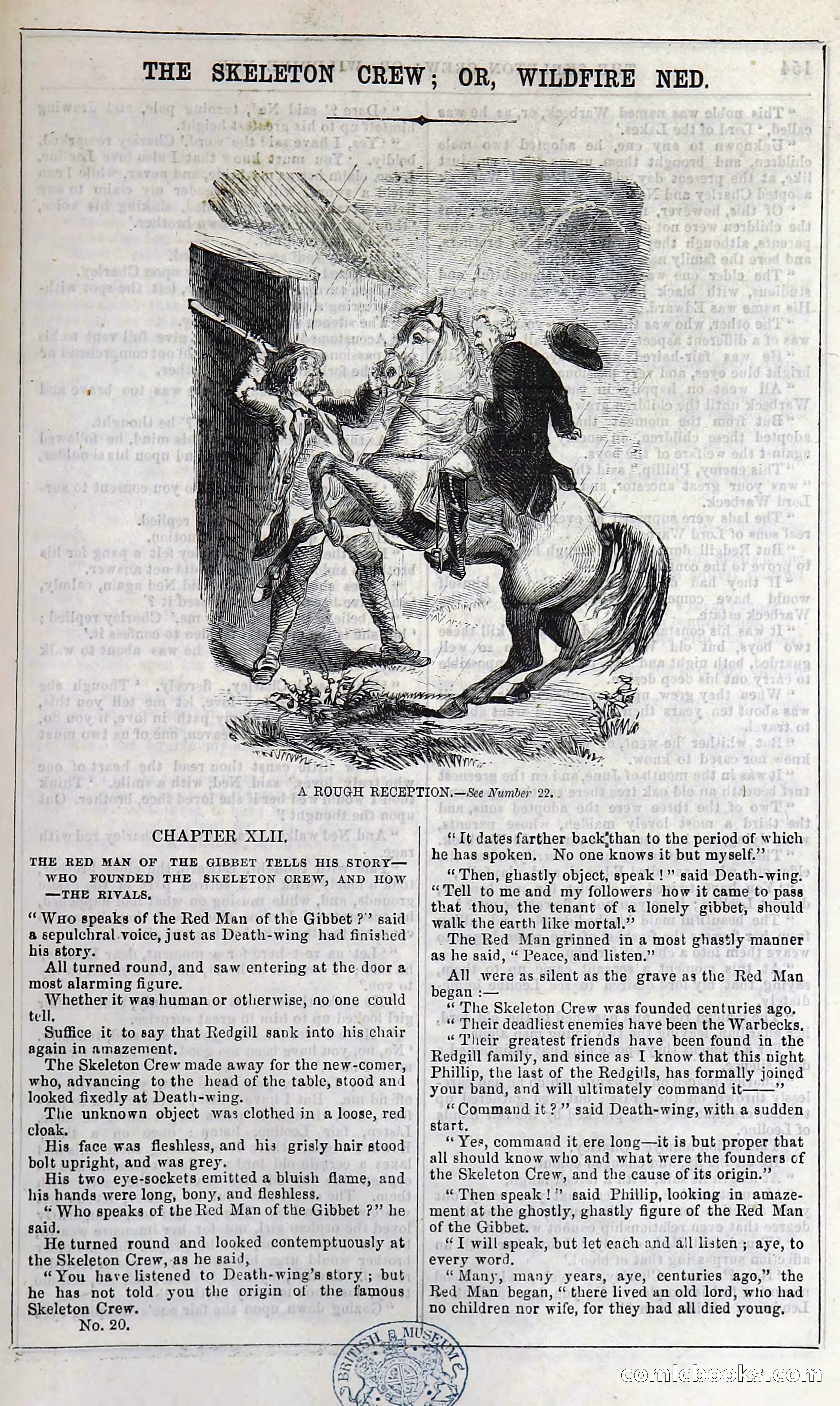The Skeleton Crew; Or, Wildfire Ned — page 159 of 196