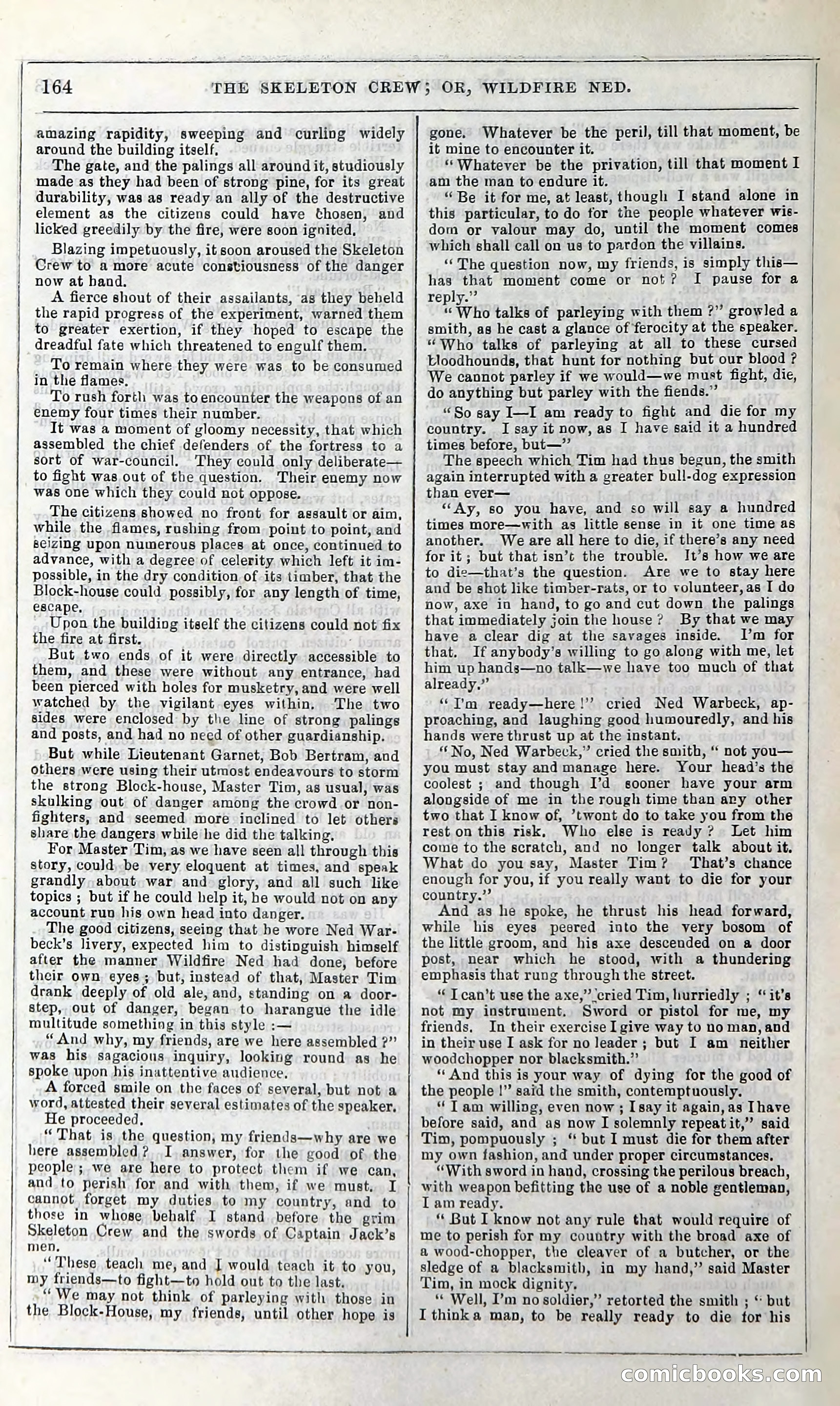 The Skeleton Crew; Or, Wildfire Ned — page 170 of 196