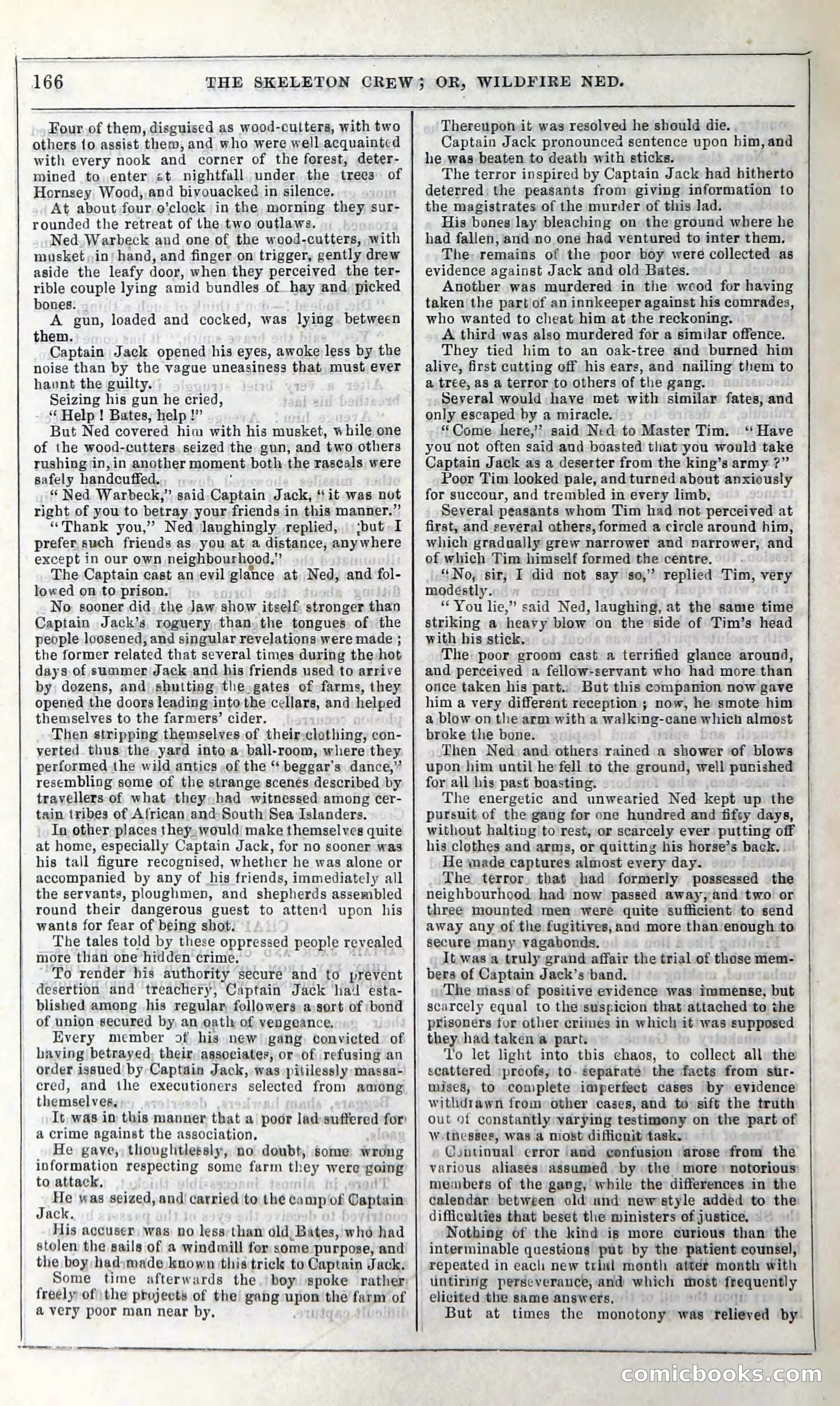 The Skeleton Crew; Or, Wildfire Ned — page 172 of 196