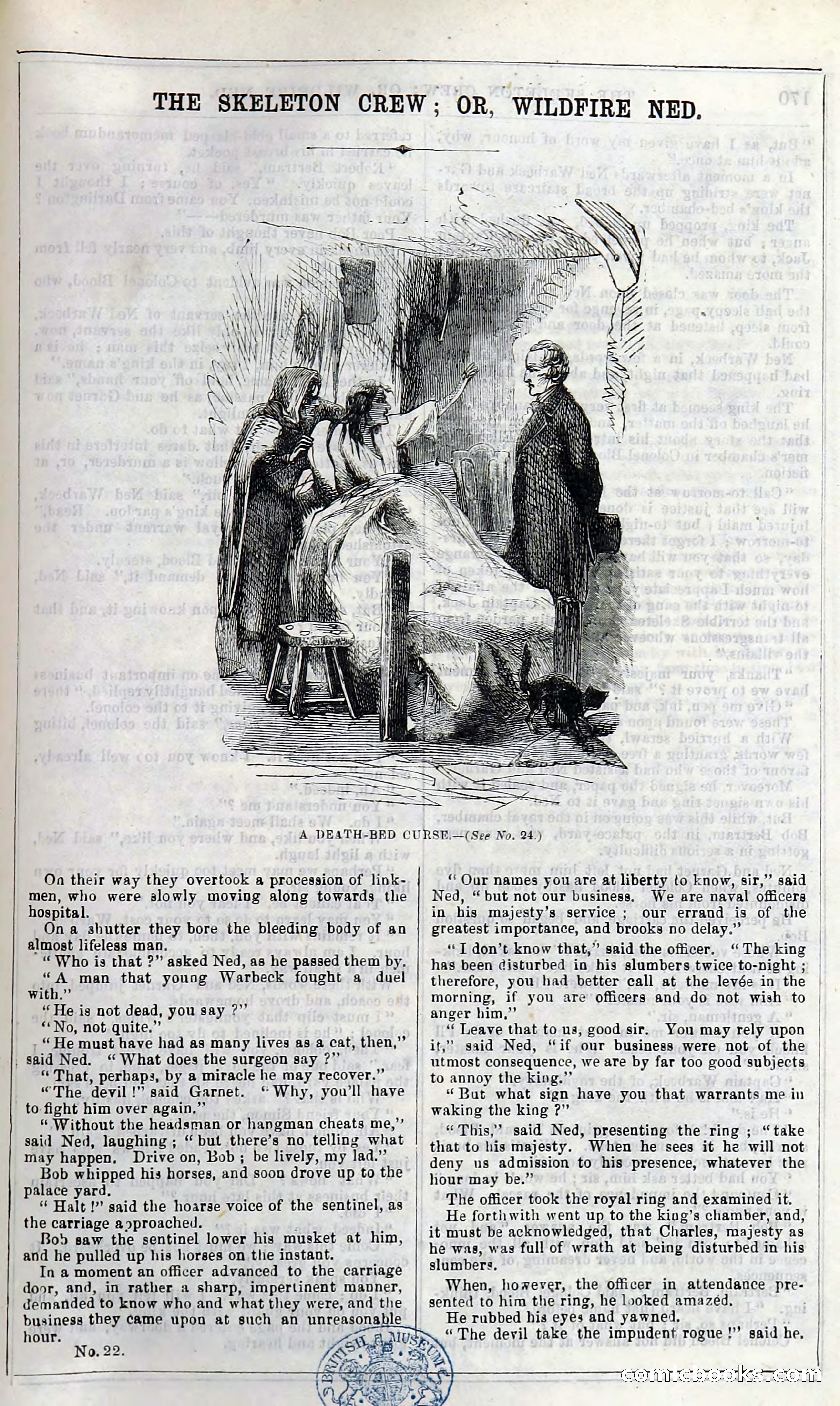 The Skeleton Crew; Or, Wildfire Ned — page 175 of 196