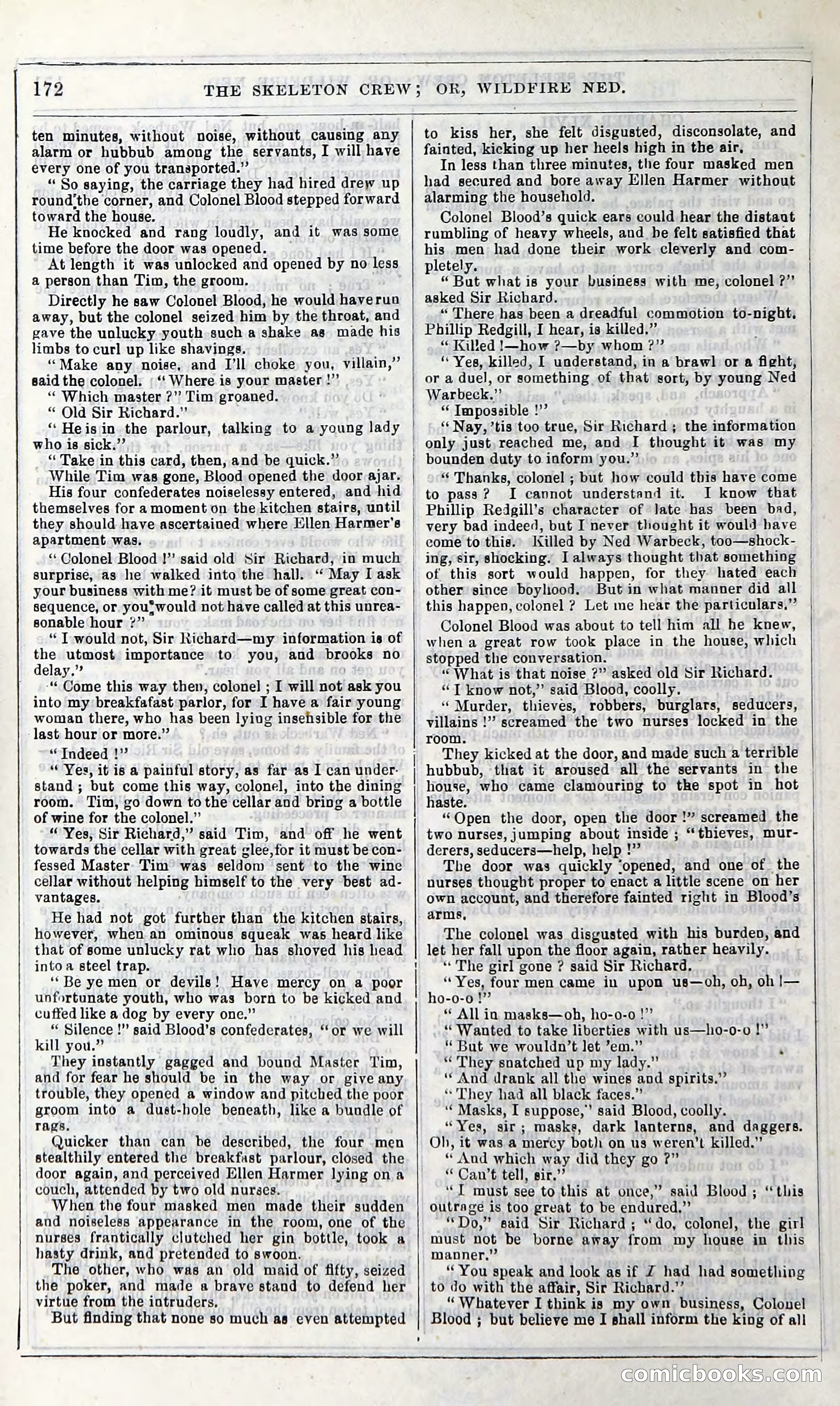 The Skeleton Crew; Or, Wildfire Ned — page 178 of 196