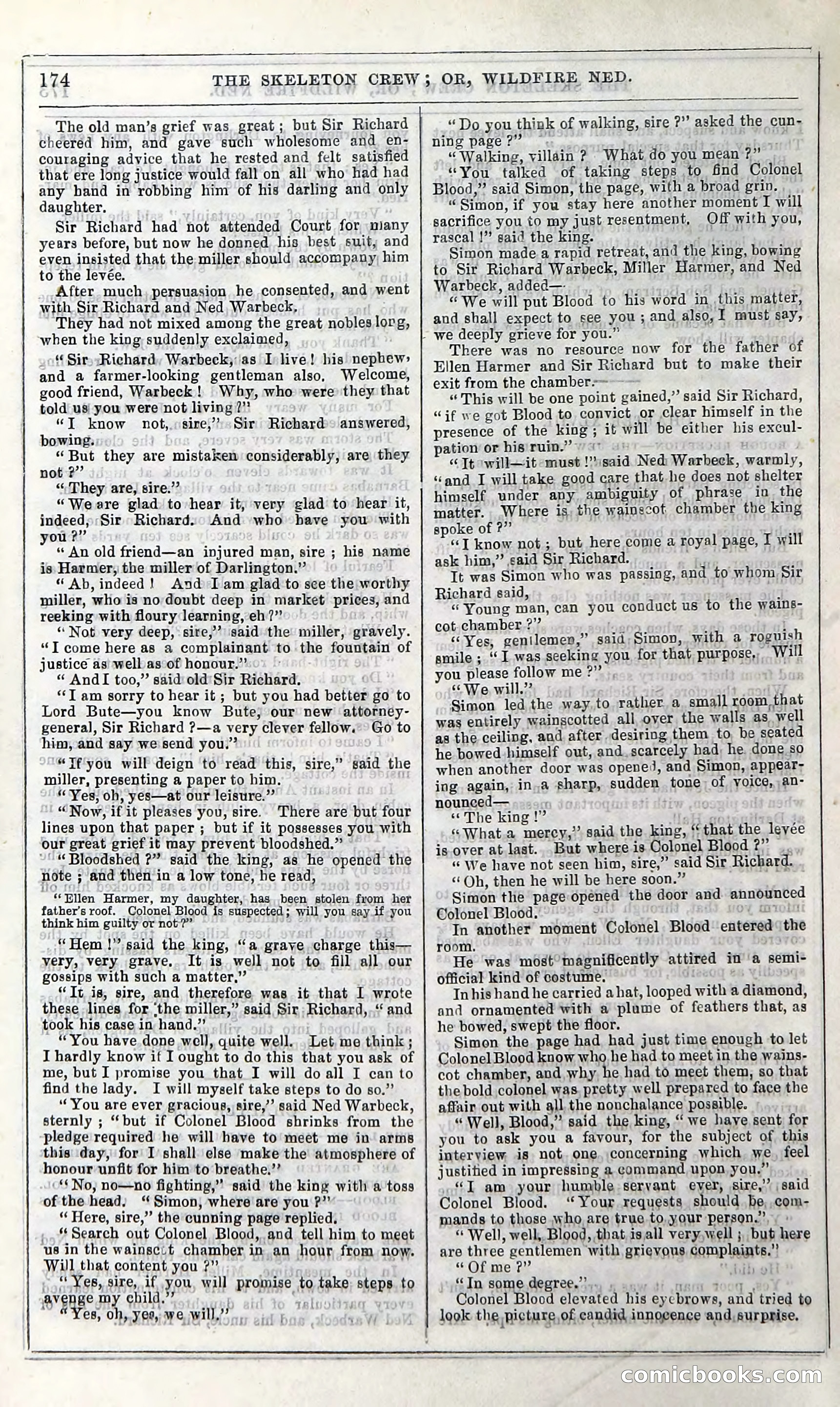 The Skeleton Crew; Or, Wildfire Ned — page 180 of 196