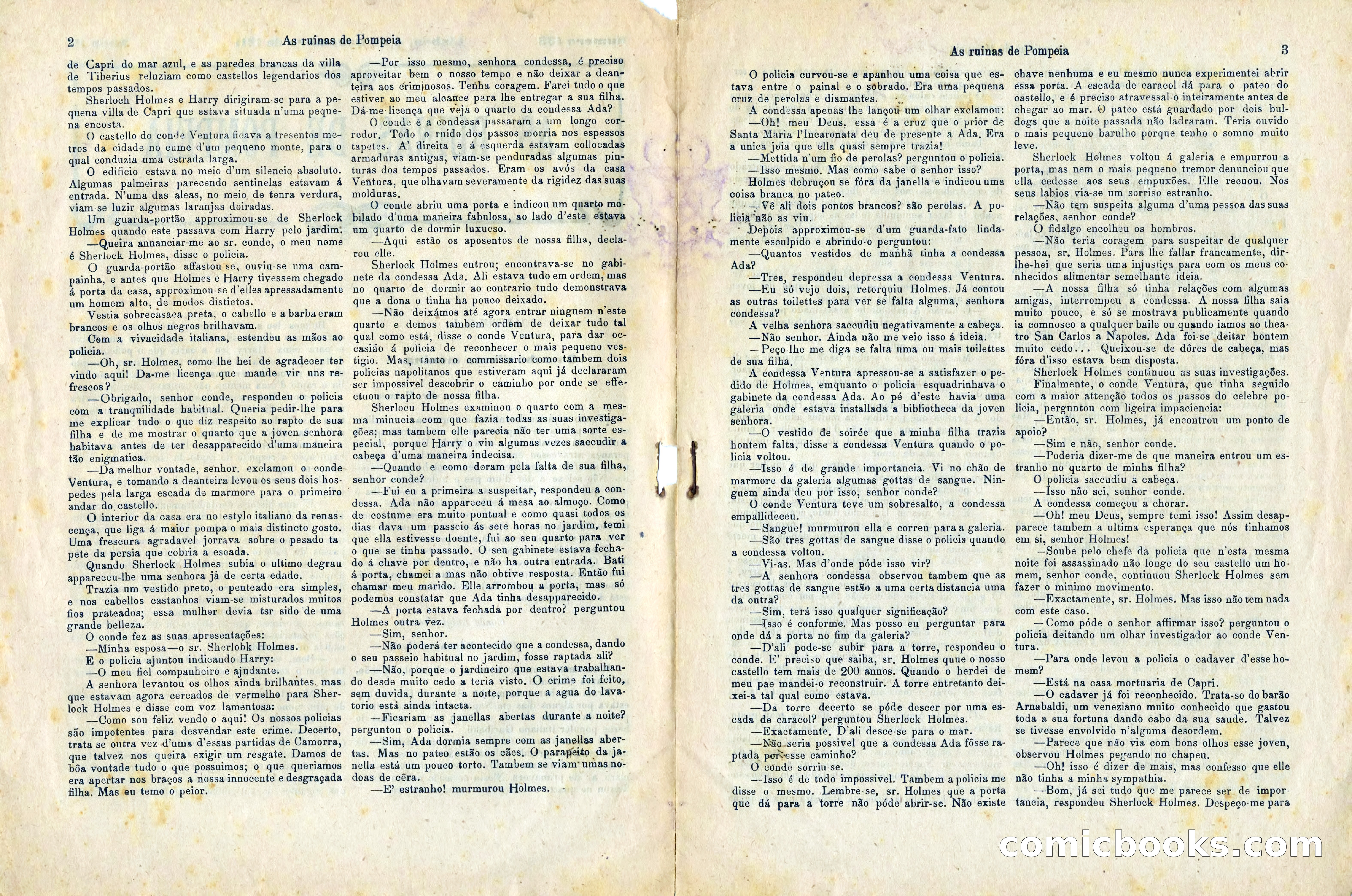 As Ruinas de Pompeya (The Ruins of Pompeii) — page 3 of 15