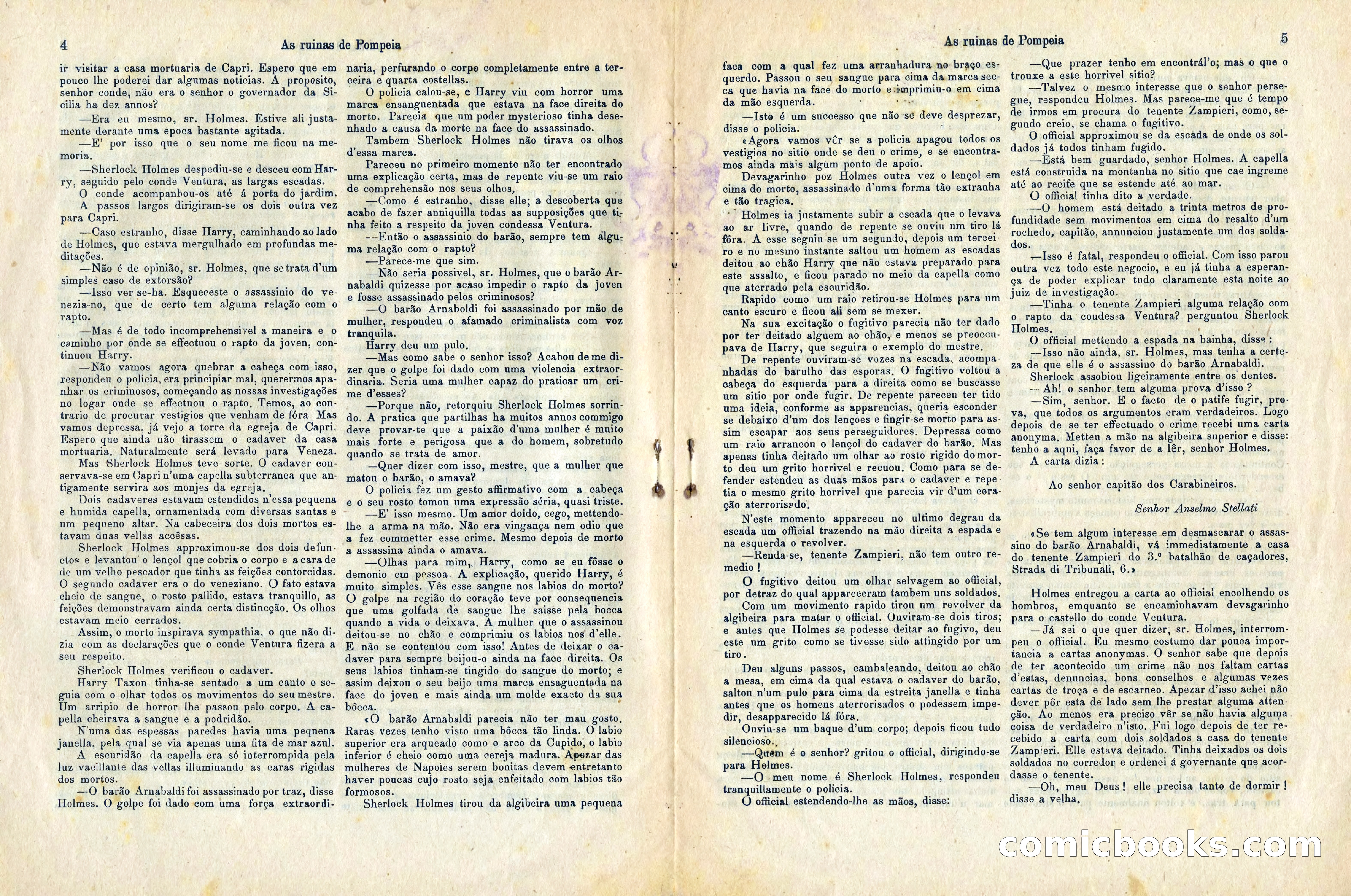 As Ruinas de Pompeya (The Ruins of Pompeii) — page 4 of 15