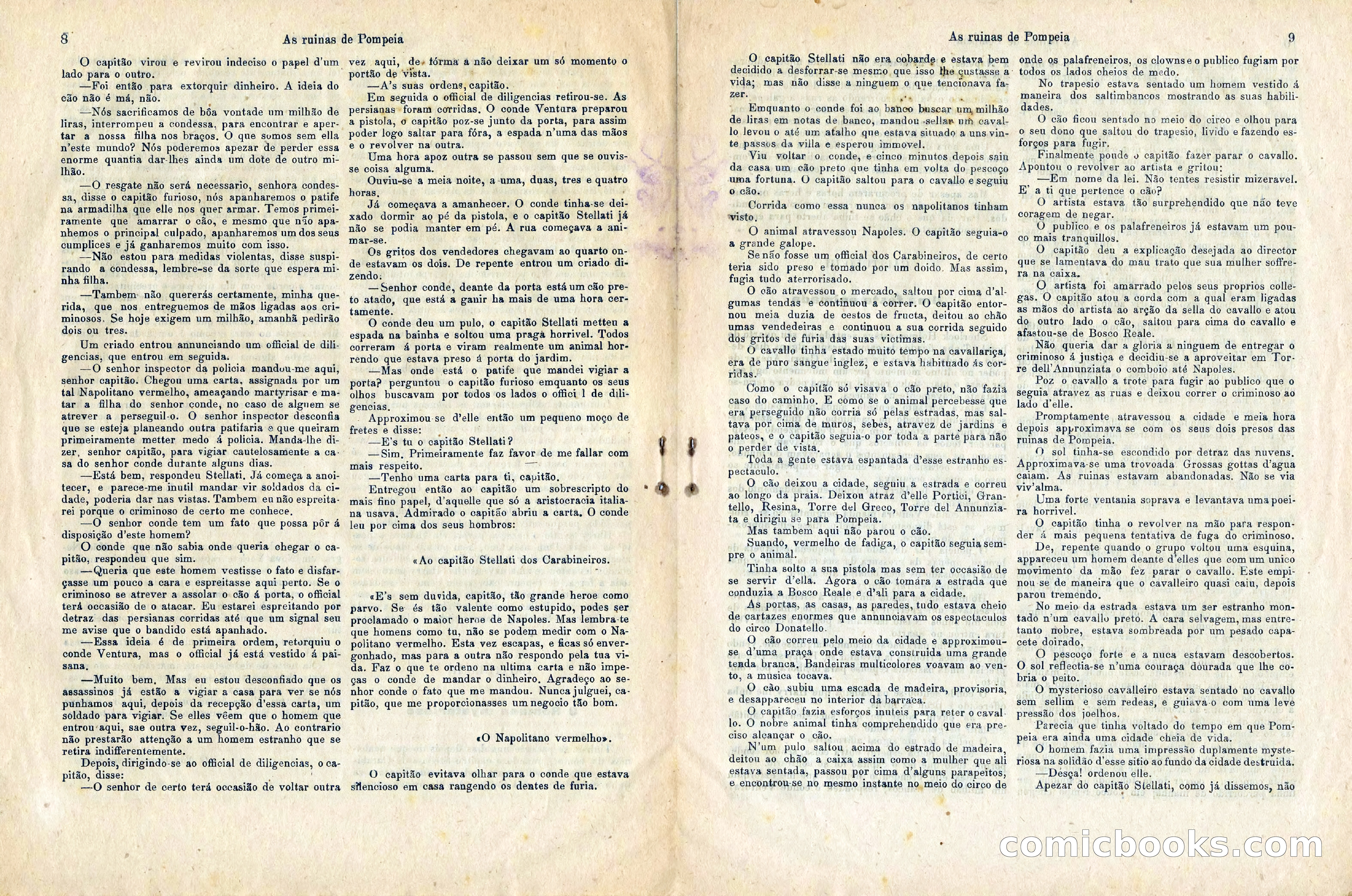 As Ruinas de Pompeya (The Ruins of Pompeii) — page 6 of 15