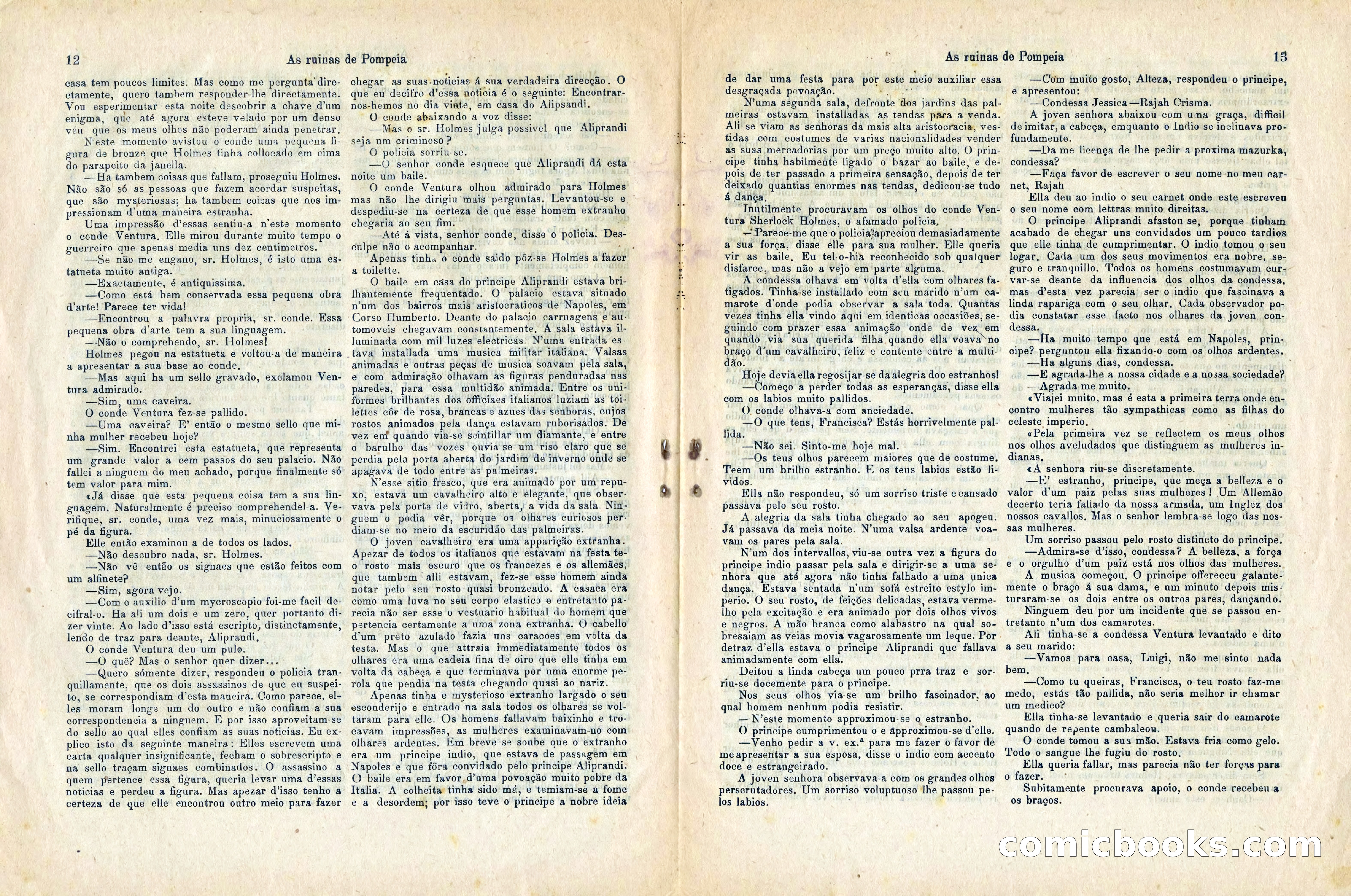 As Ruinas de Pompeya (The Ruins of Pompeii) — page 8 of 15