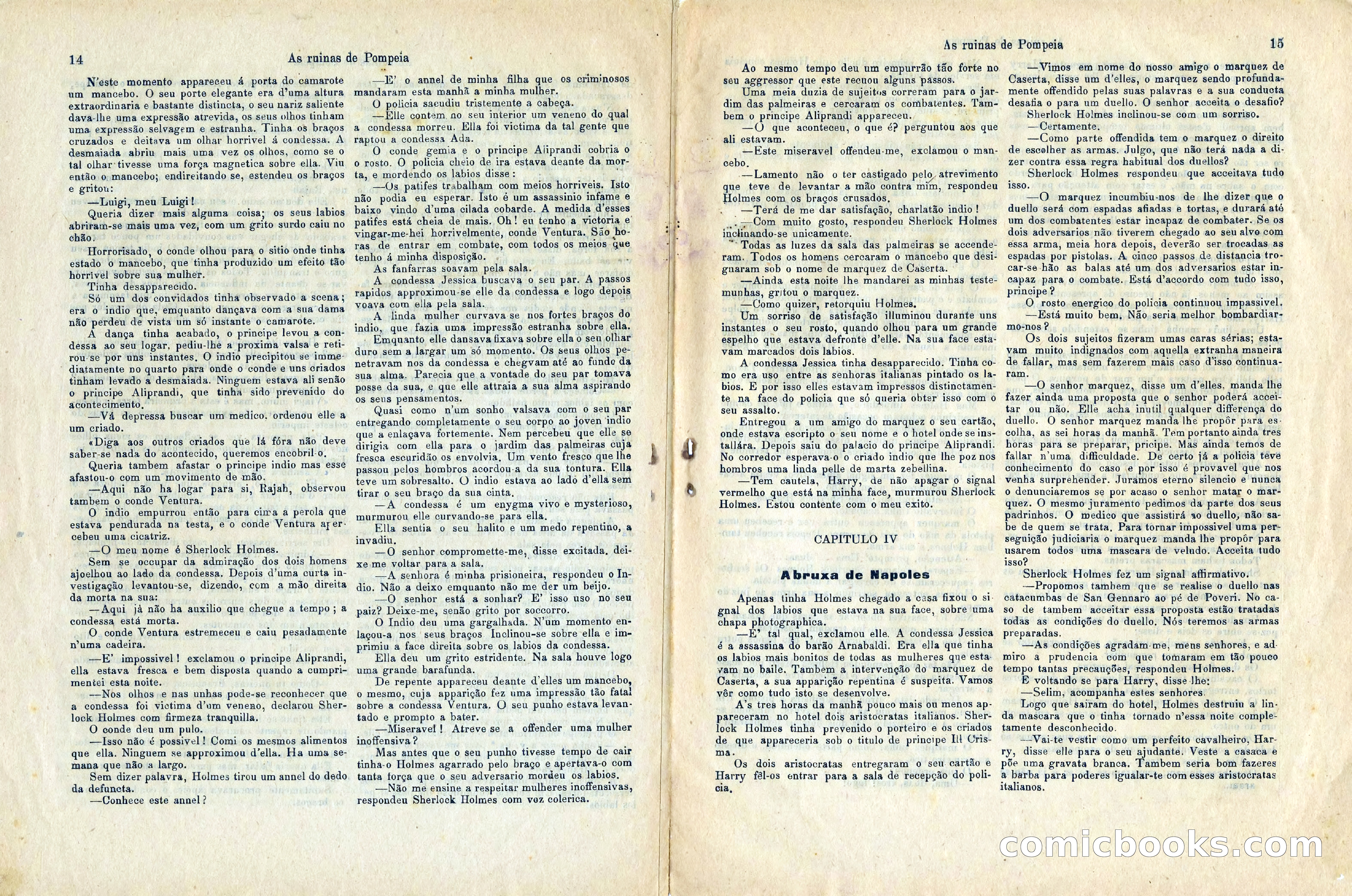 As Ruinas de Pompeya (The Ruins of Pompeii) — page 9 of 15