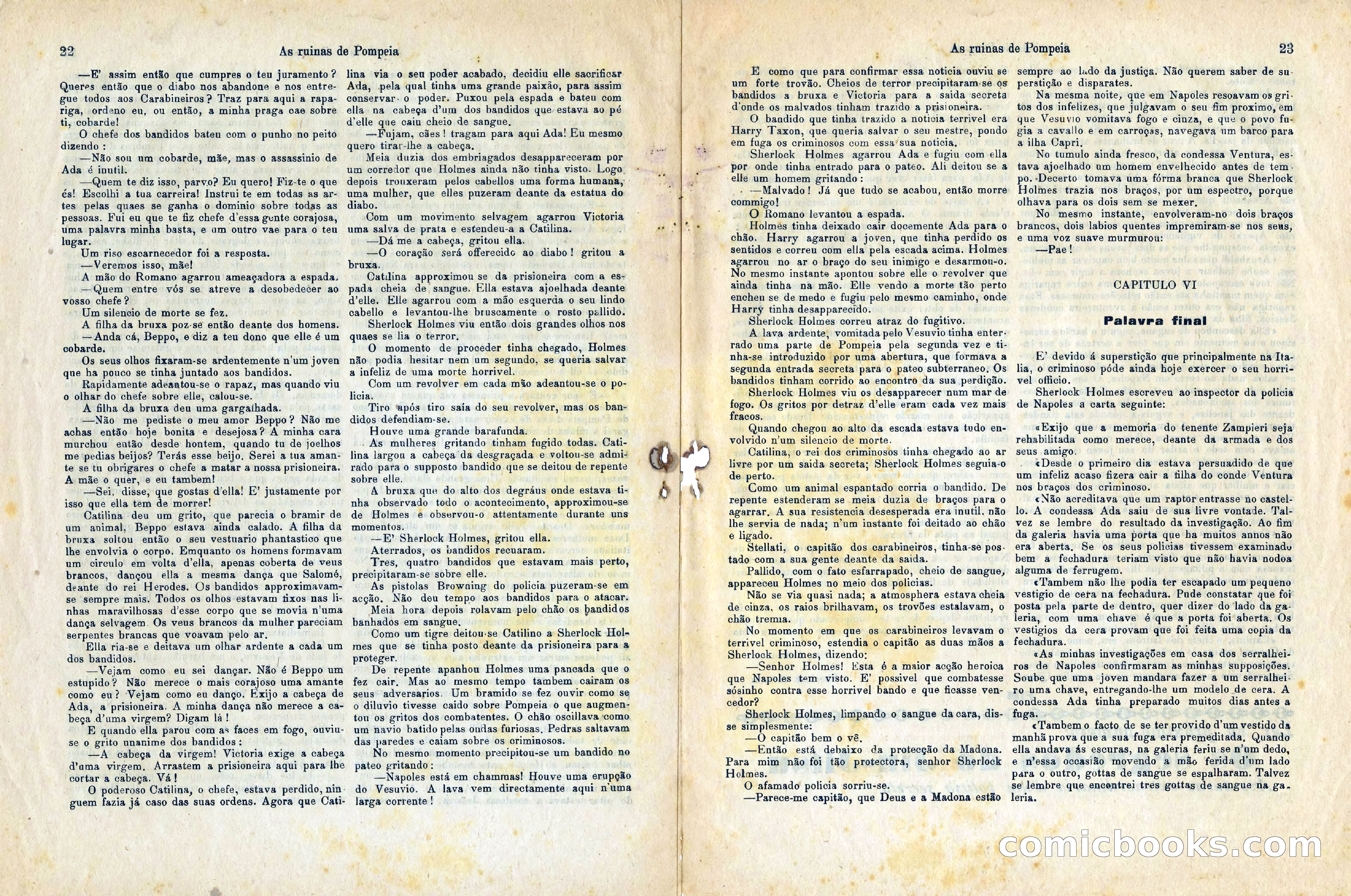 As Ruinas de Pompeya (The Ruins of Pompeii) — page 13 of 15