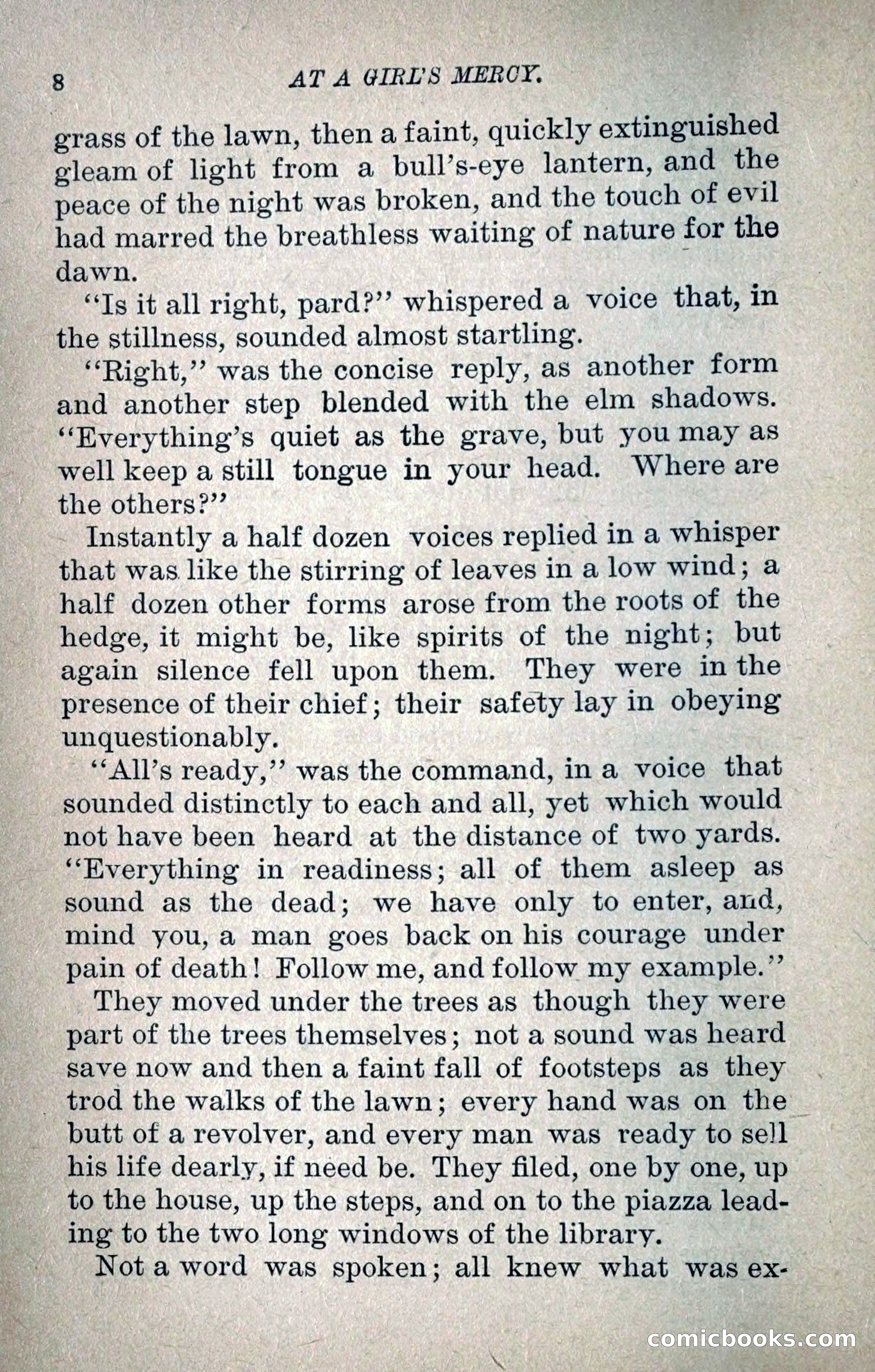 At a Girl's Mercy, or, The Fortunes of War — page 19 of 253