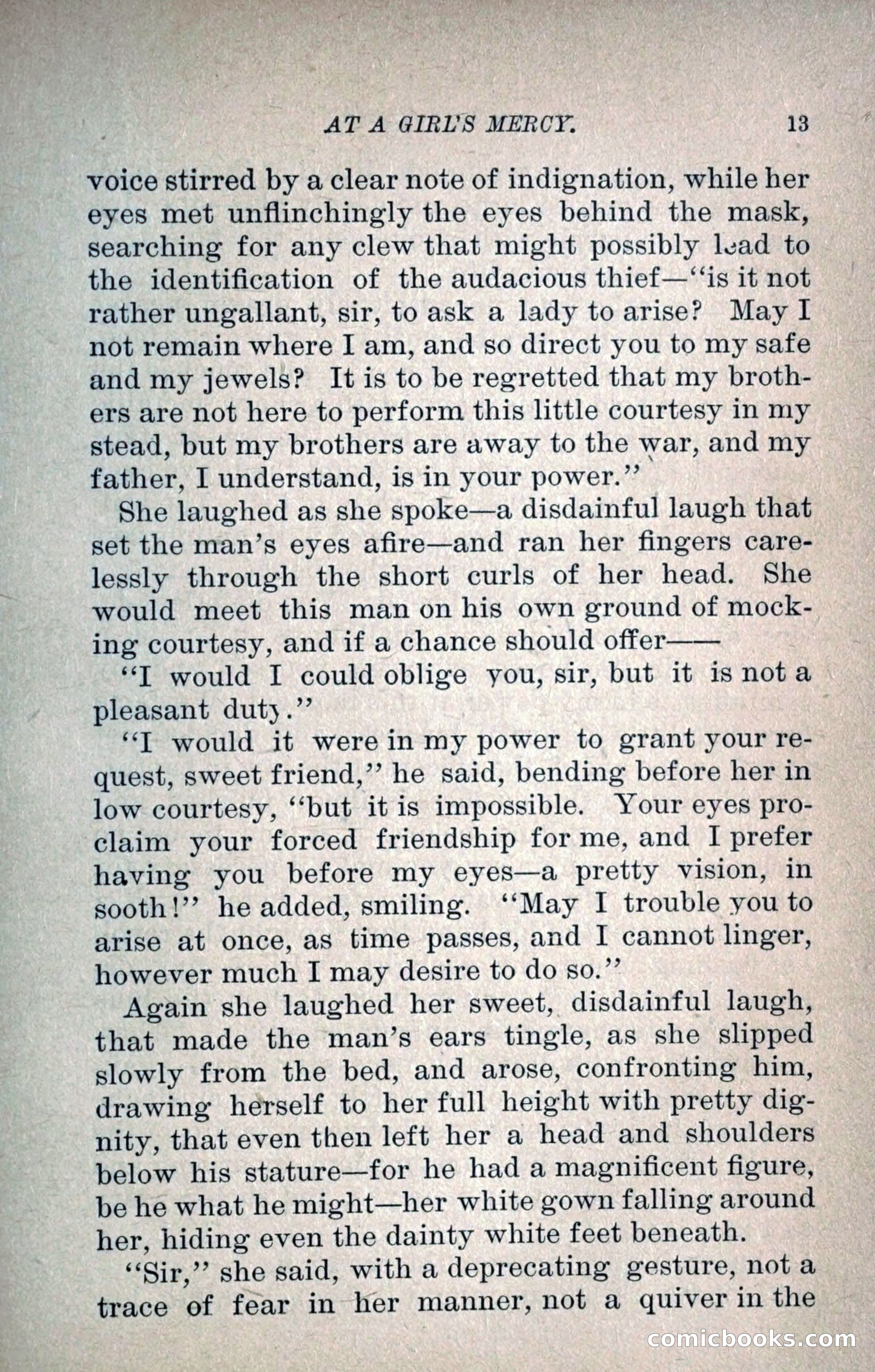 At a Girl's Mercy, or, The Fortunes of War — page 24 of 253