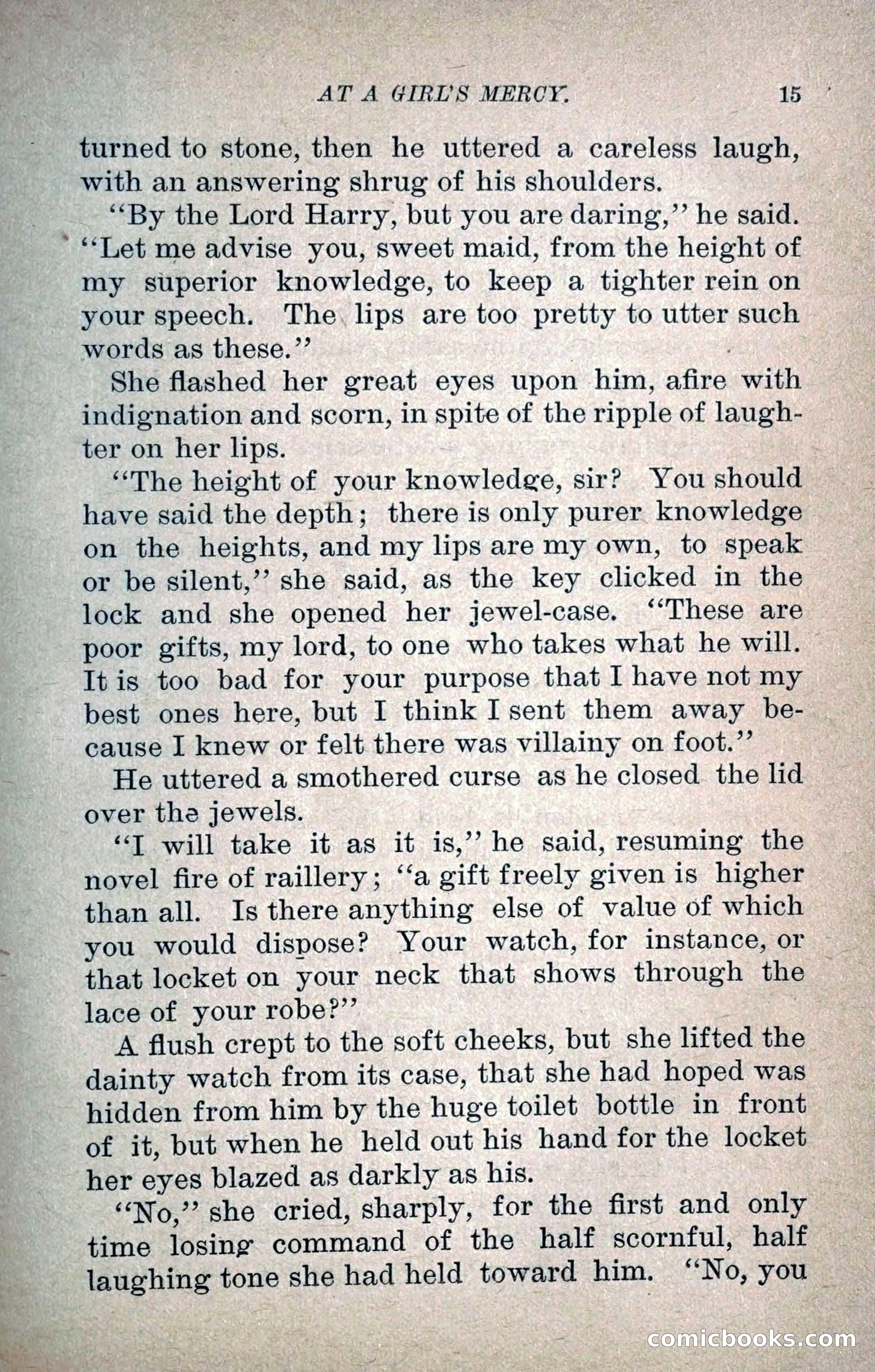At a Girl's Mercy, or, The Fortunes of War — page 26 of 253