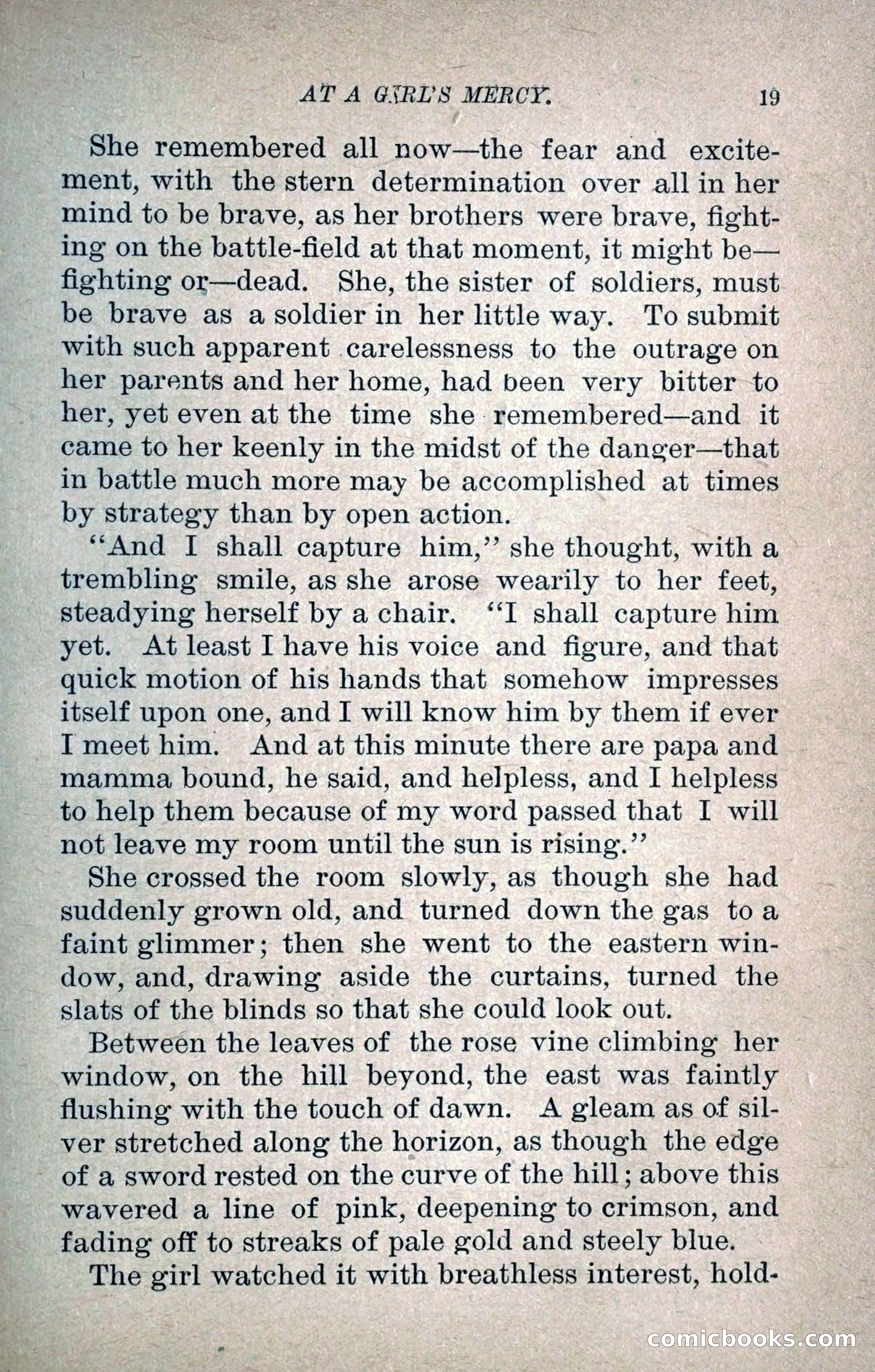 At a Girl's Mercy, or, The Fortunes of War — page 30 of 253
