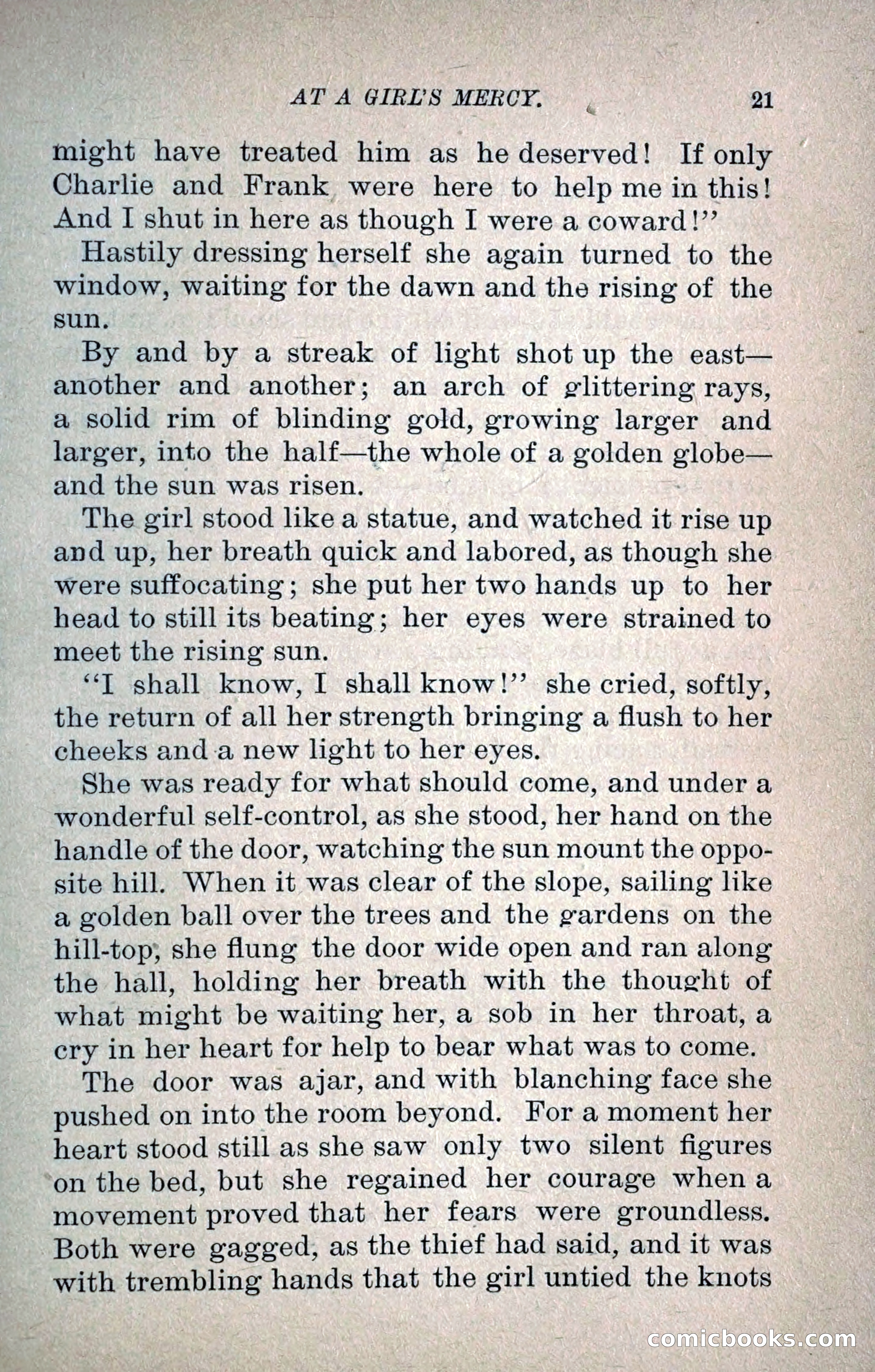 At a Girl's Mercy, or, The Fortunes of War — page 32 of 253