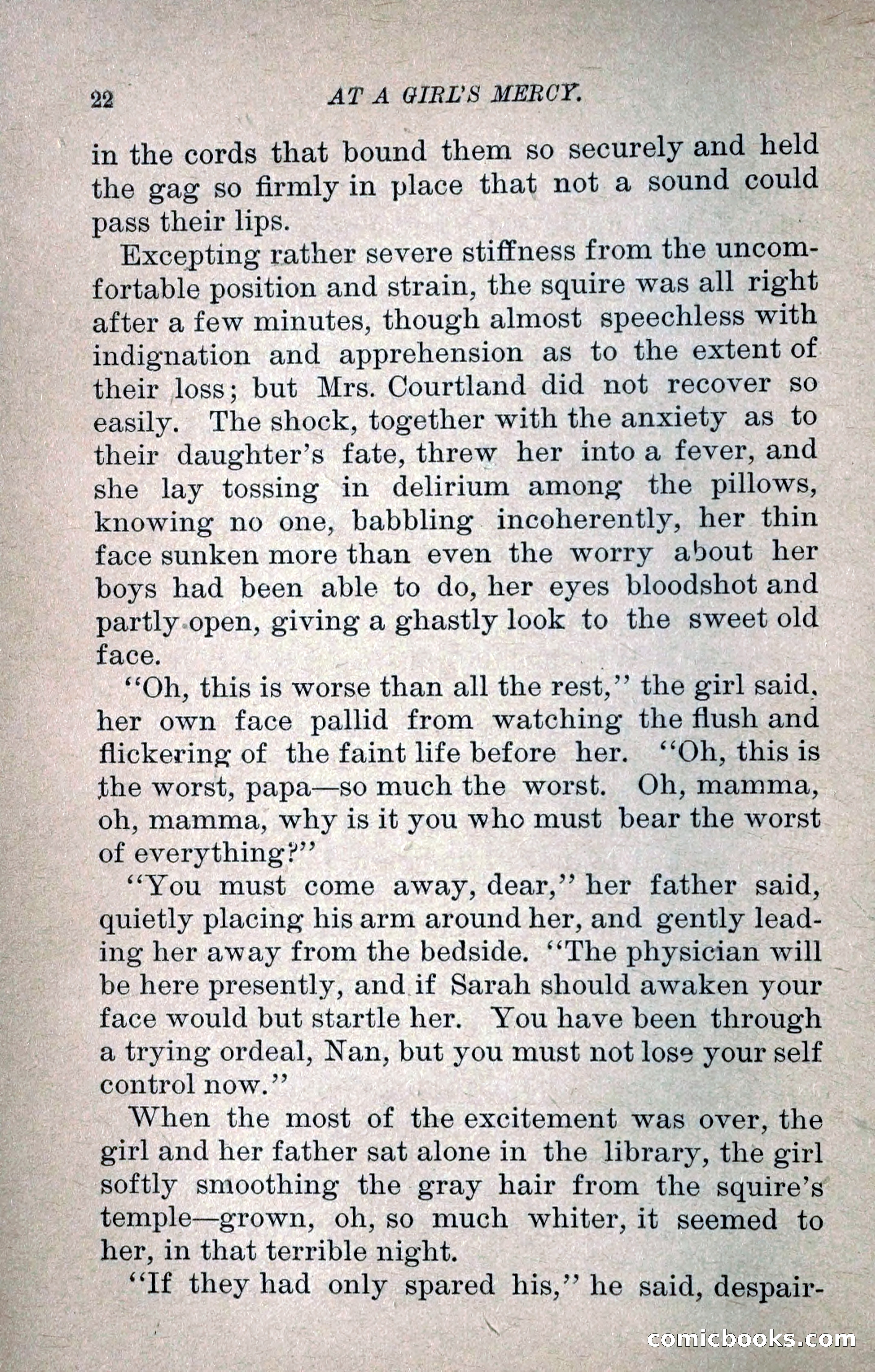 At a Girl's Mercy, or, The Fortunes of War — page 33 of 253