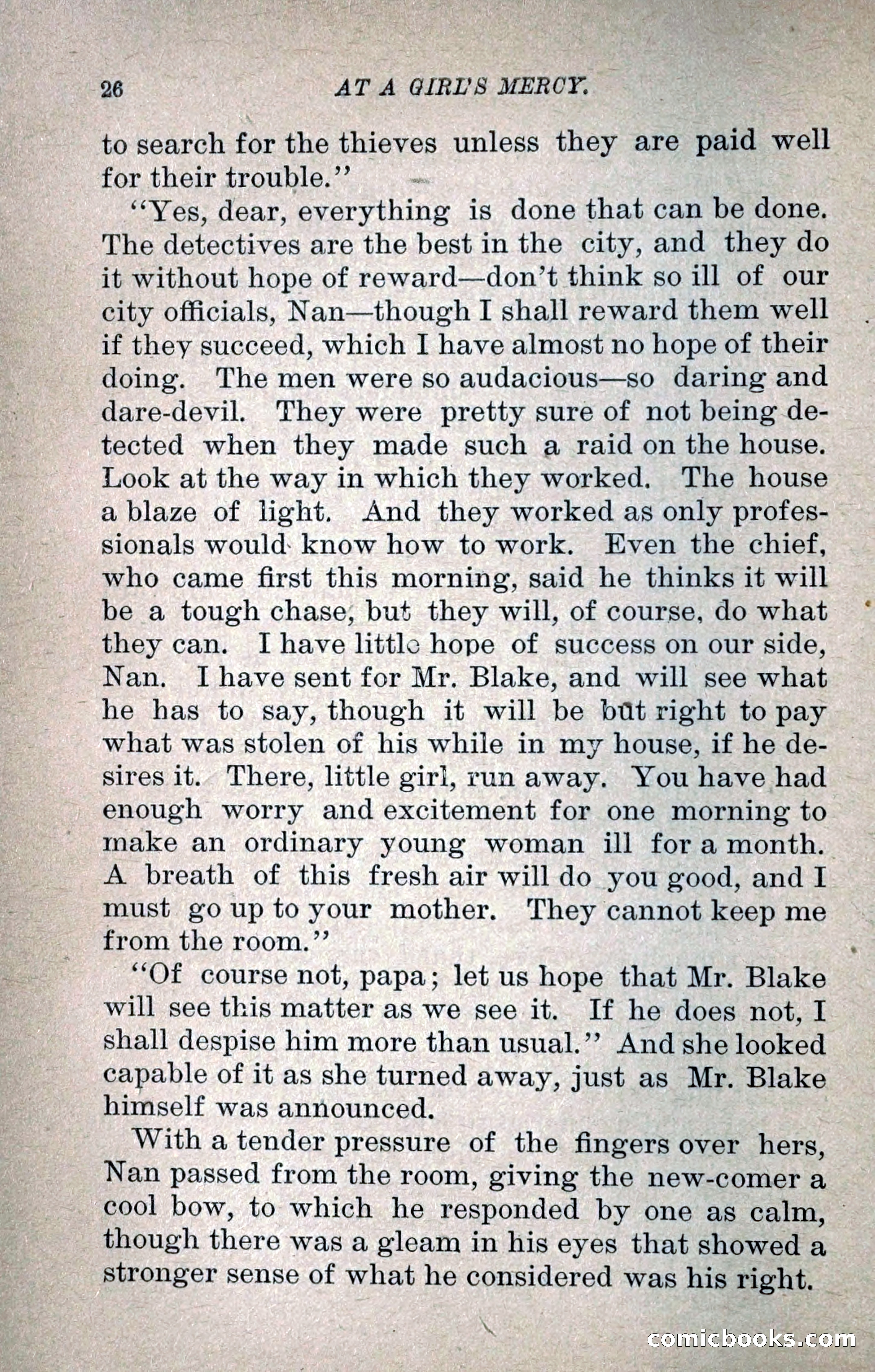 At a Girl's Mercy, or, The Fortunes of War — page 37 of 253