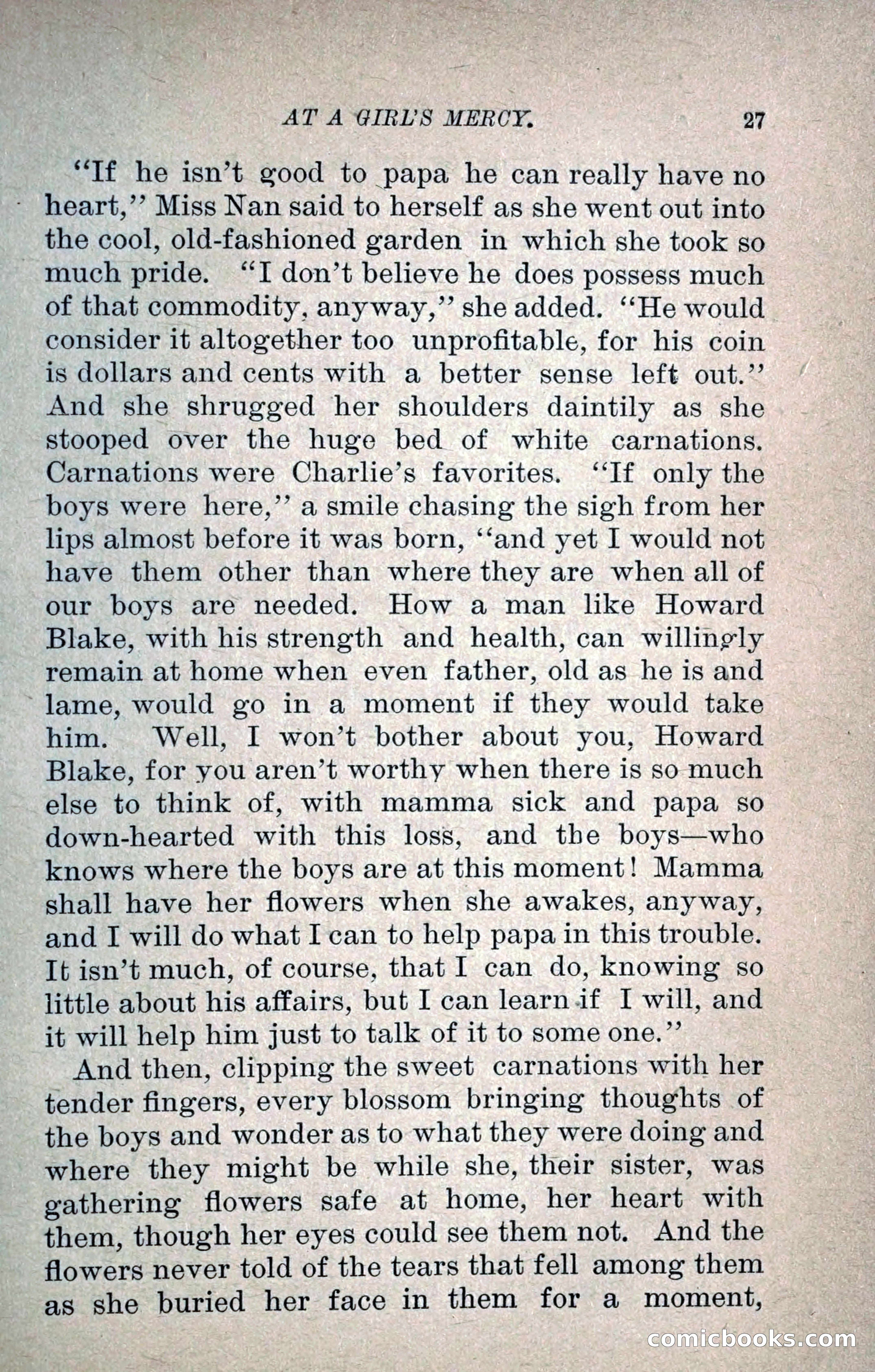 At a Girl's Mercy, or, The Fortunes of War — page 38 of 253