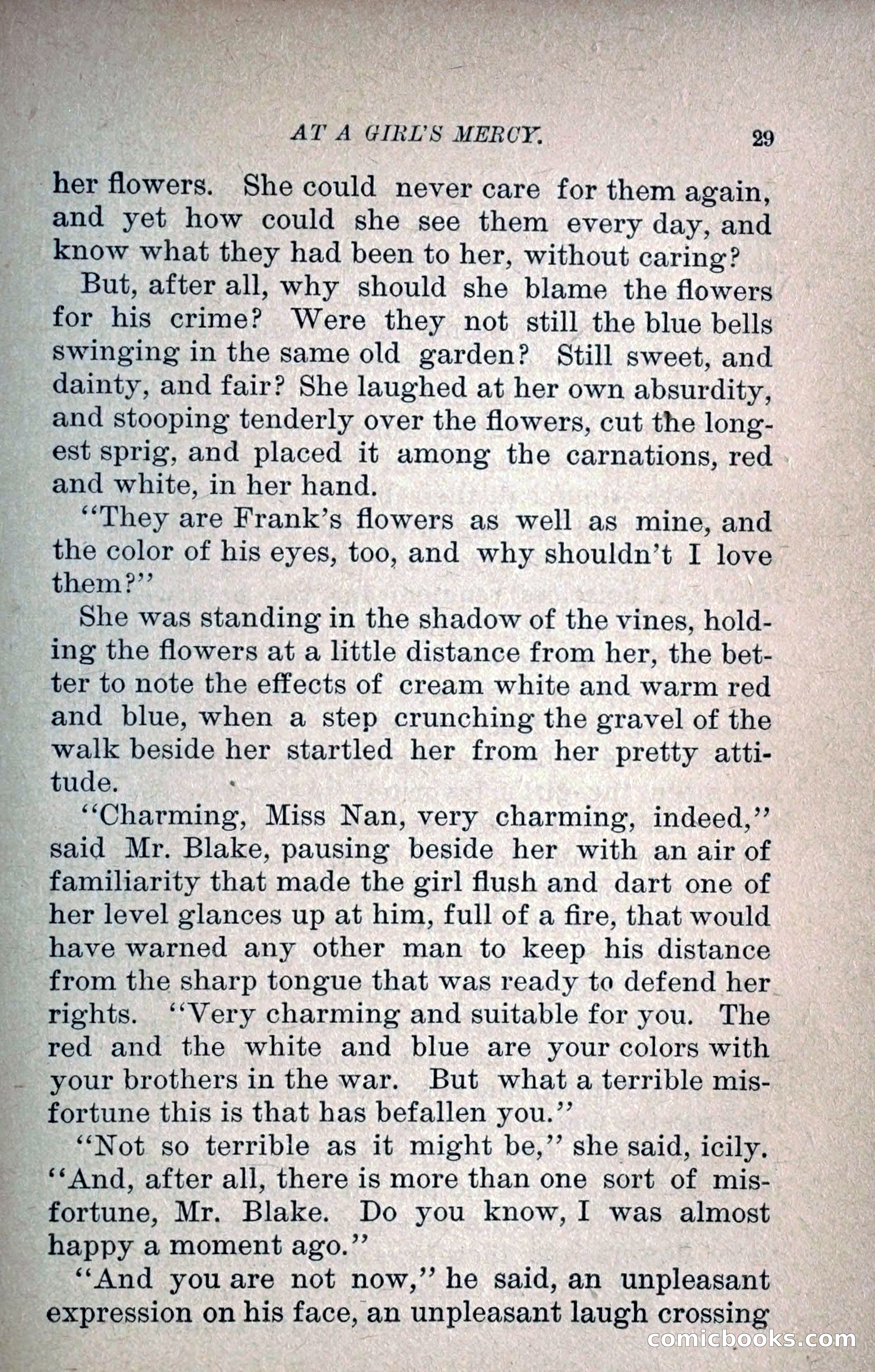 At a Girl's Mercy, or, The Fortunes of War — page 40 of 253