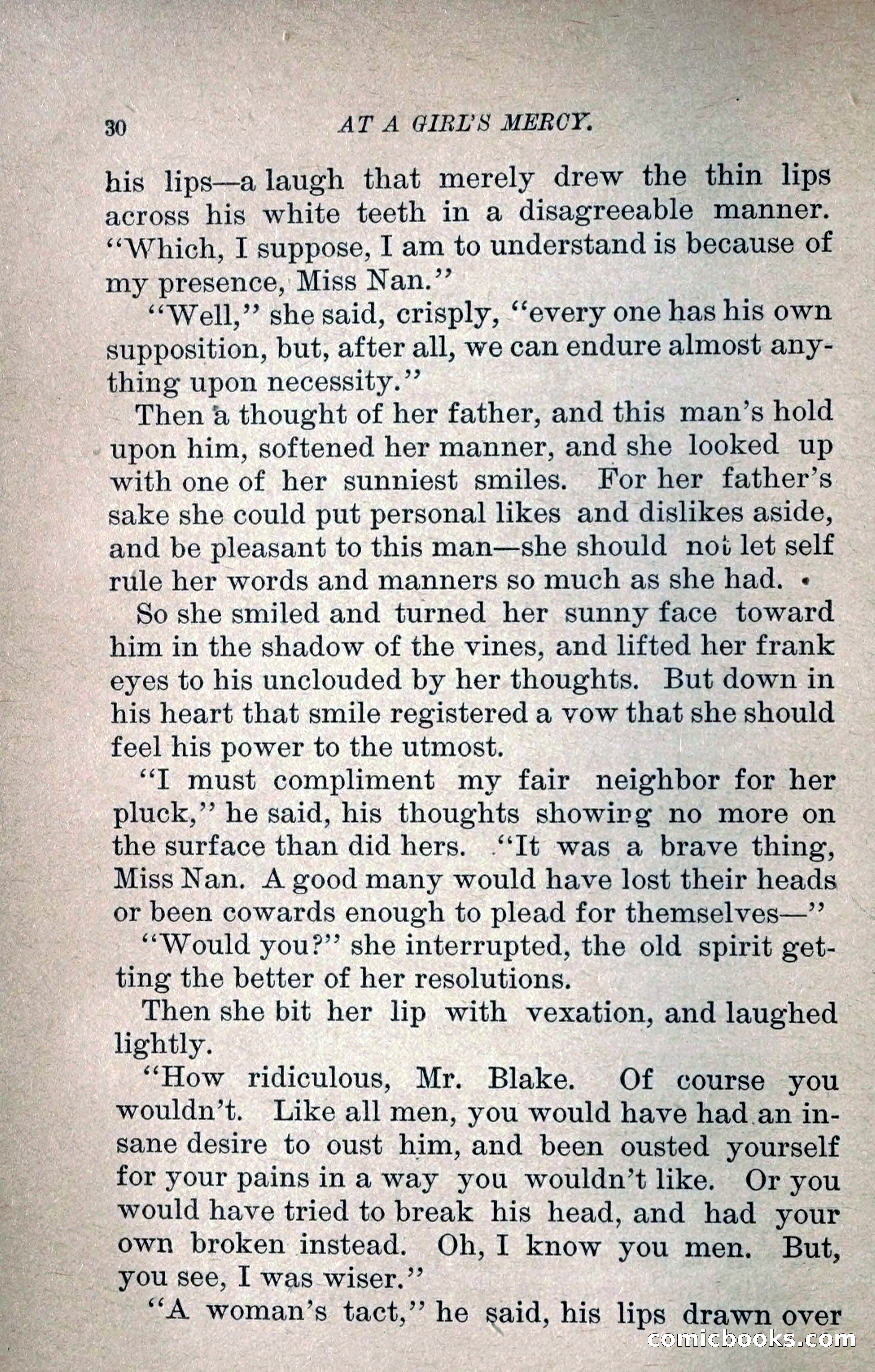 At a Girl's Mercy, or, The Fortunes of War — page 41 of 253
