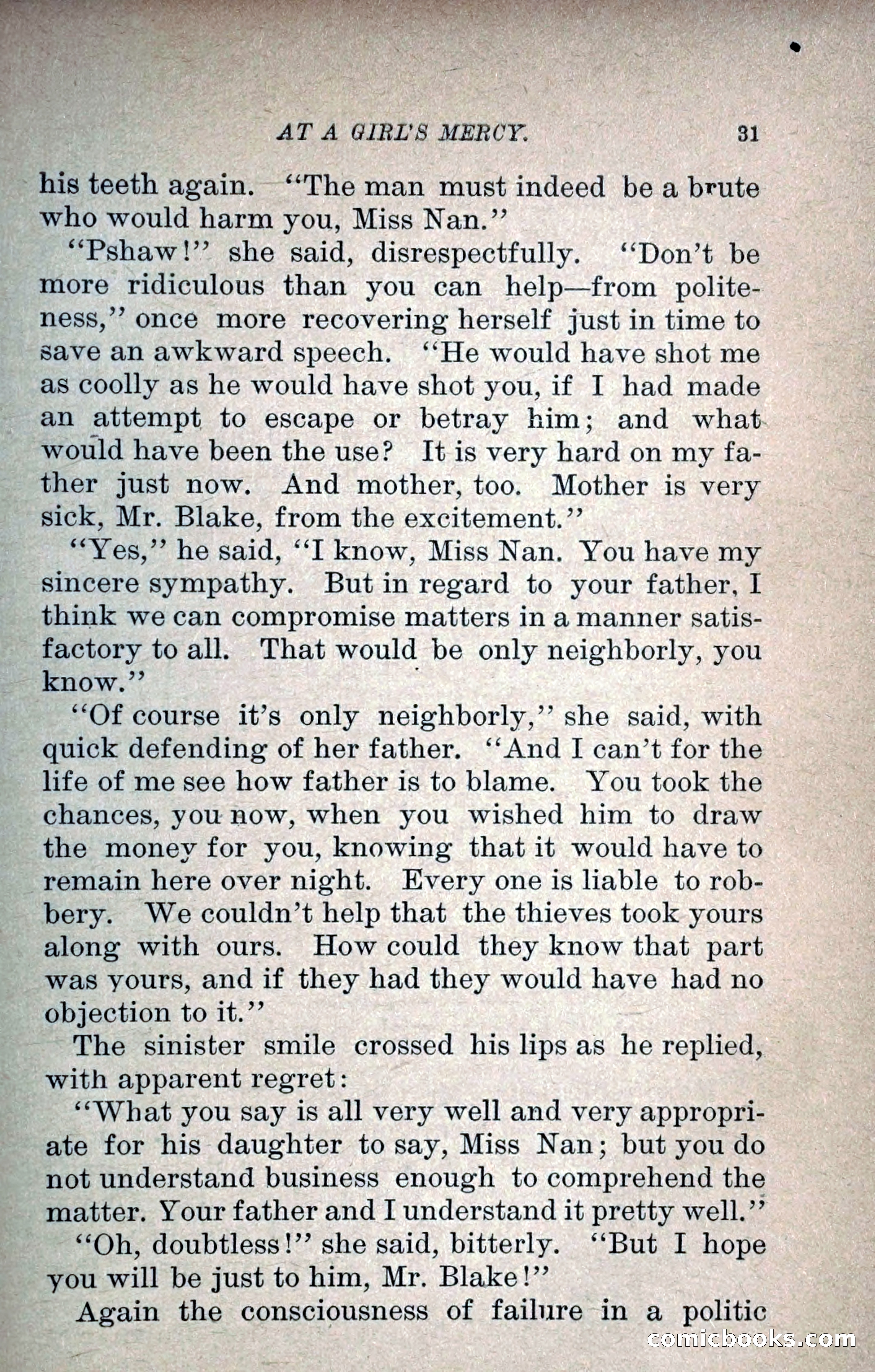 At a Girl's Mercy, or, The Fortunes of War — page 42 of 253