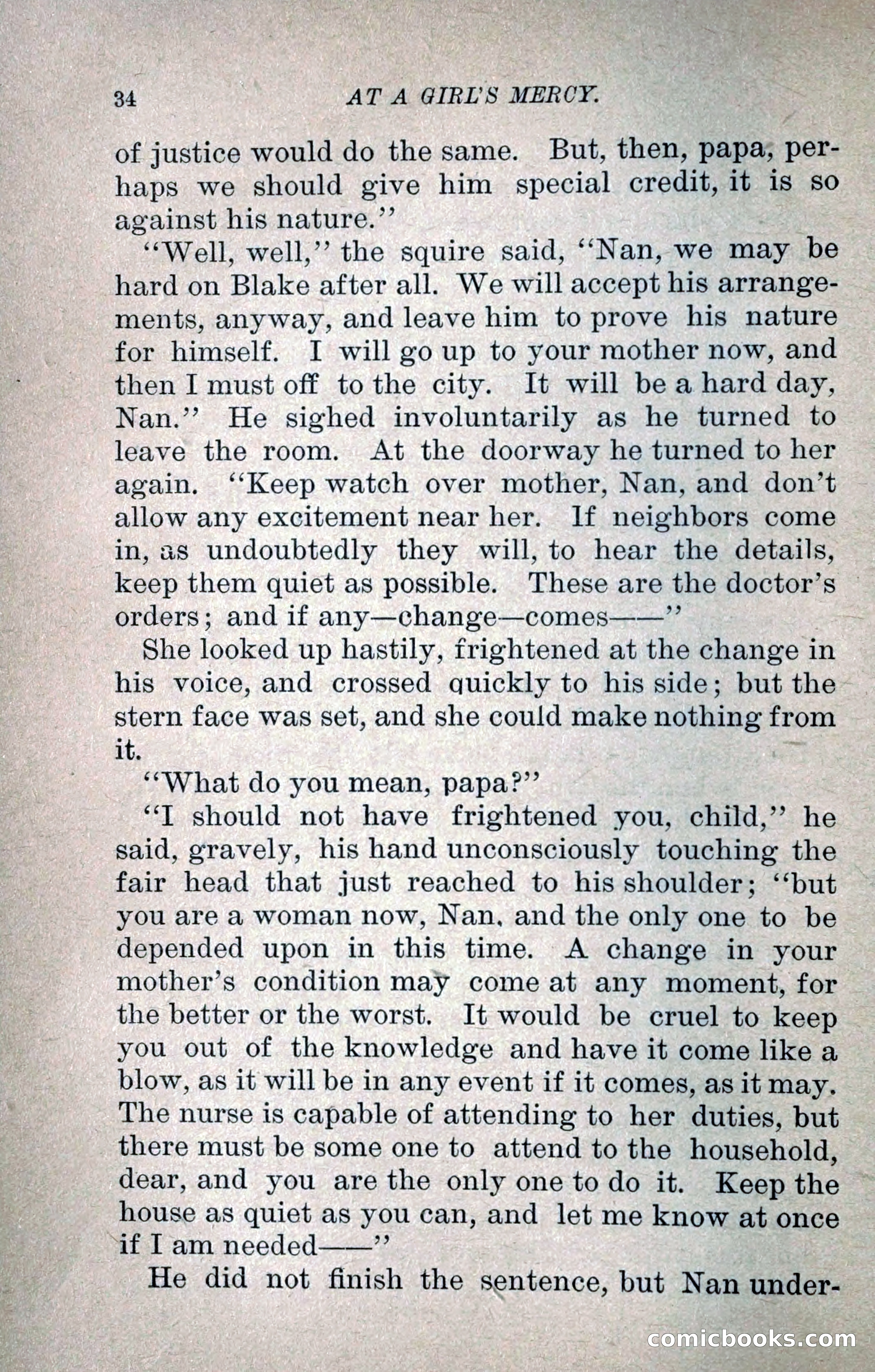 At a Girl's Mercy, or, The Fortunes of War — page 45 of 253