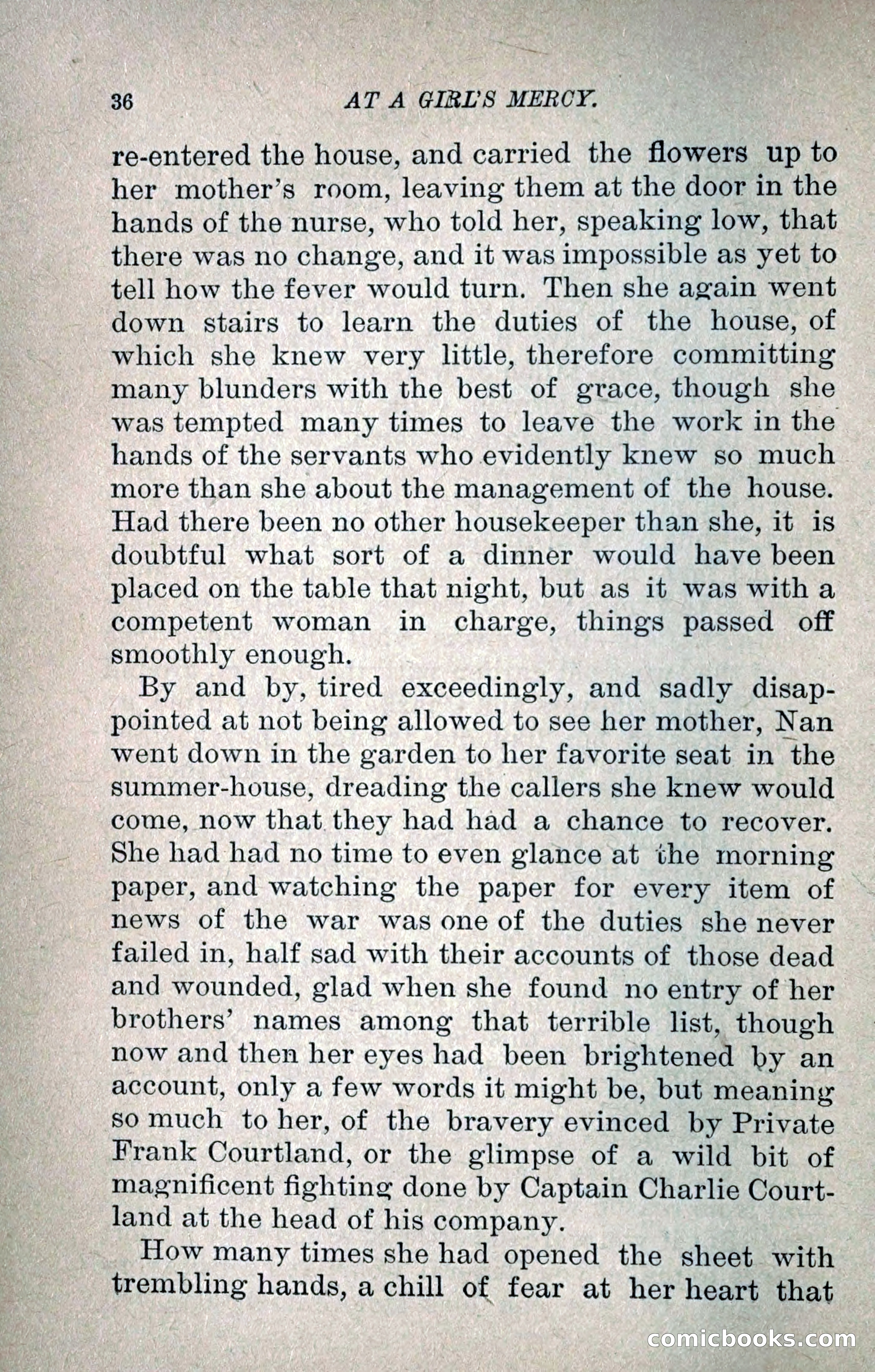 At a Girl's Mercy, or, The Fortunes of War — page 47 of 253