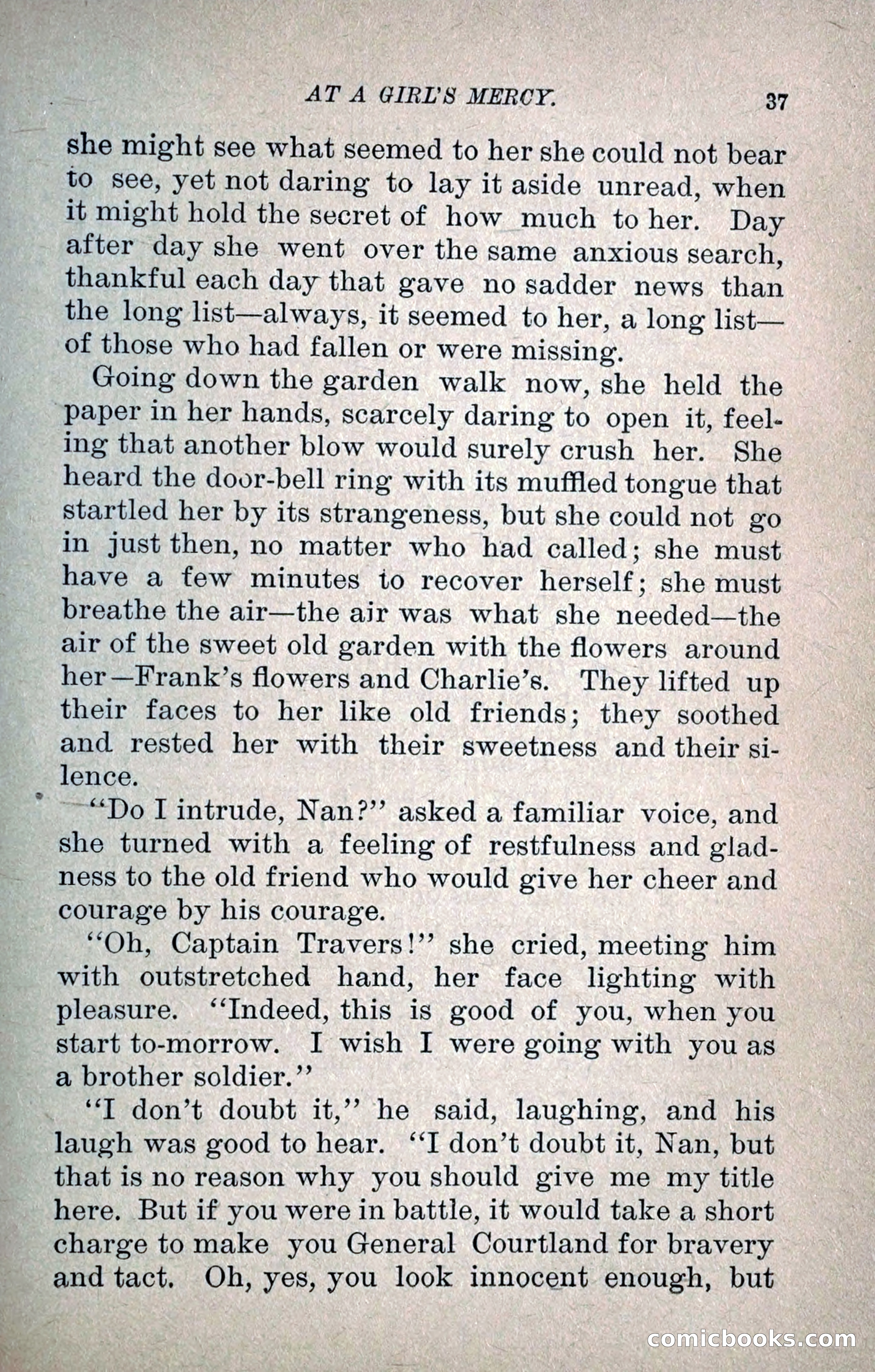 At a Girl's Mercy, or, The Fortunes of War — page 48 of 253