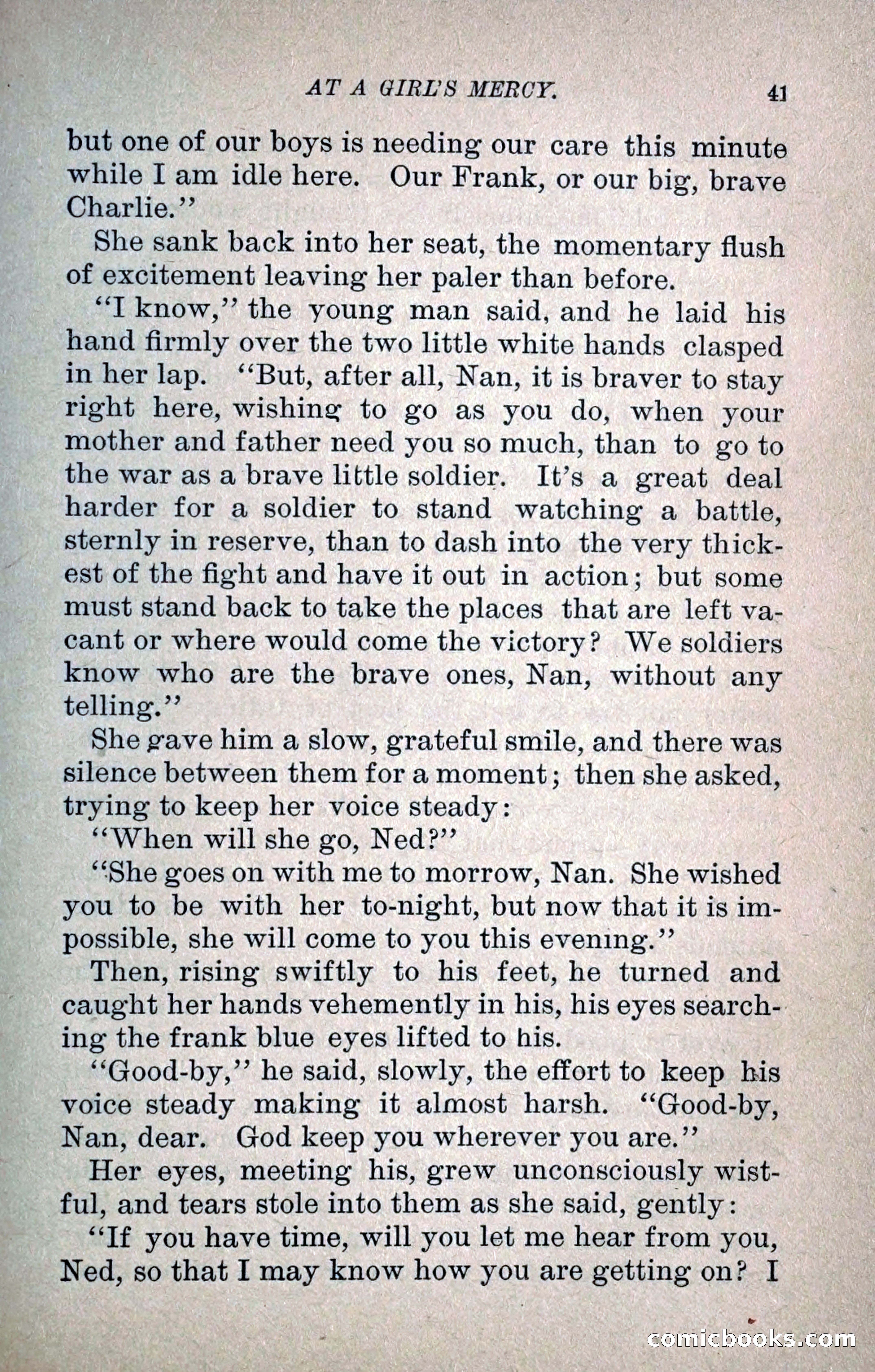 At a Girl's Mercy, or, The Fortunes of War — page 52 of 253