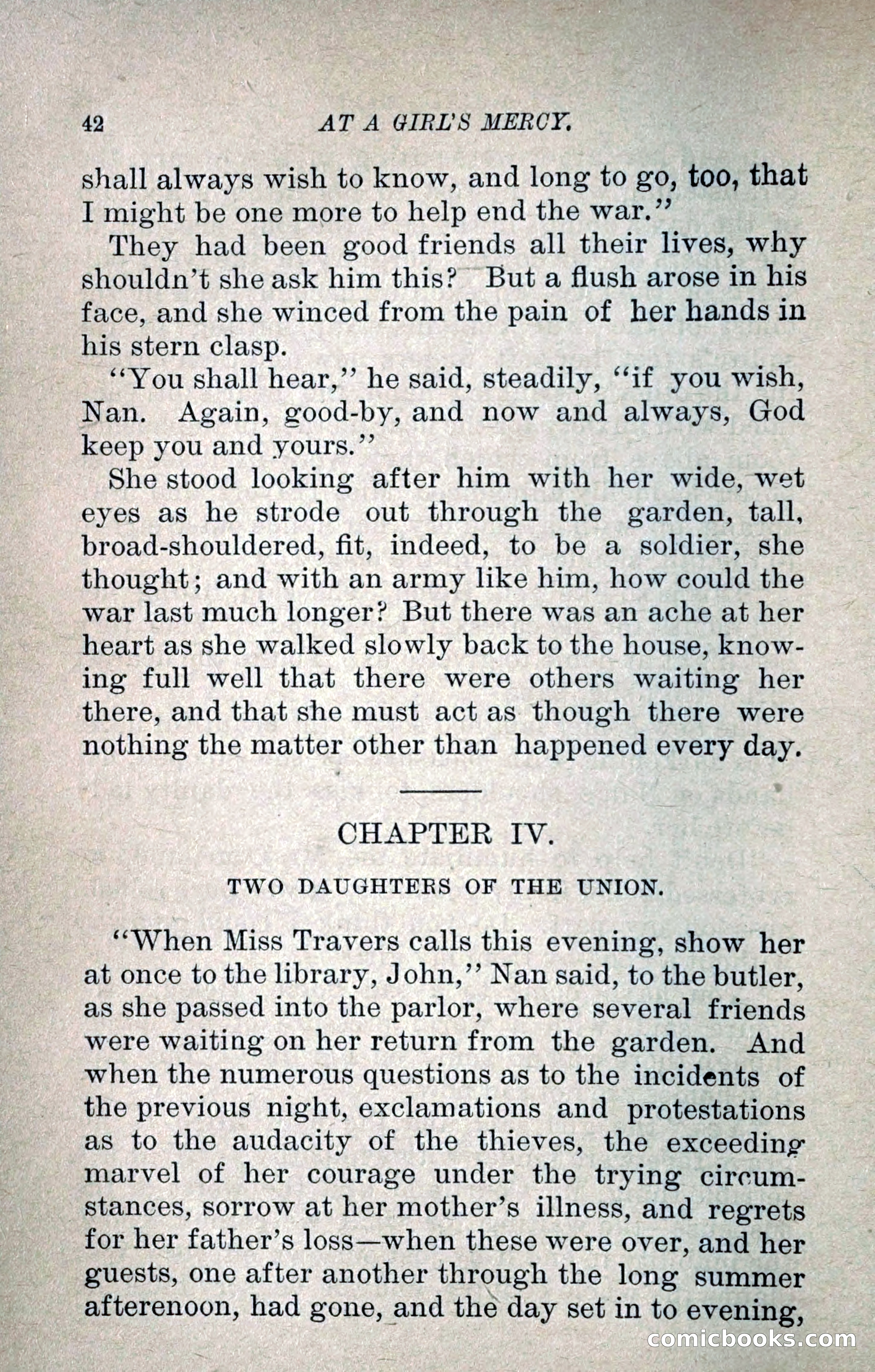 At a Girl's Mercy, or, The Fortunes of War — page 53 of 253