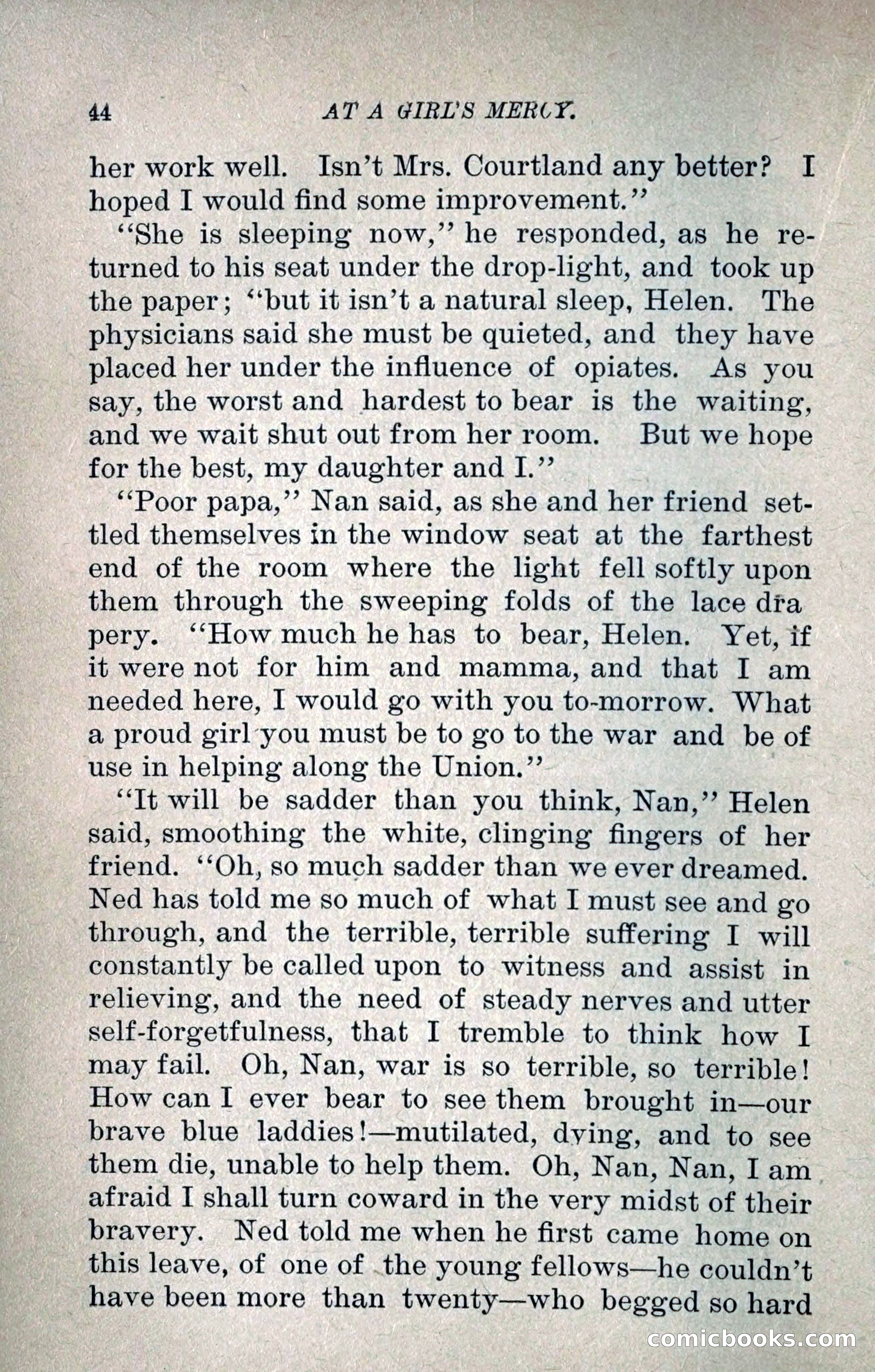 At a Girl's Mercy, or, The Fortunes of War — page 55 of 253