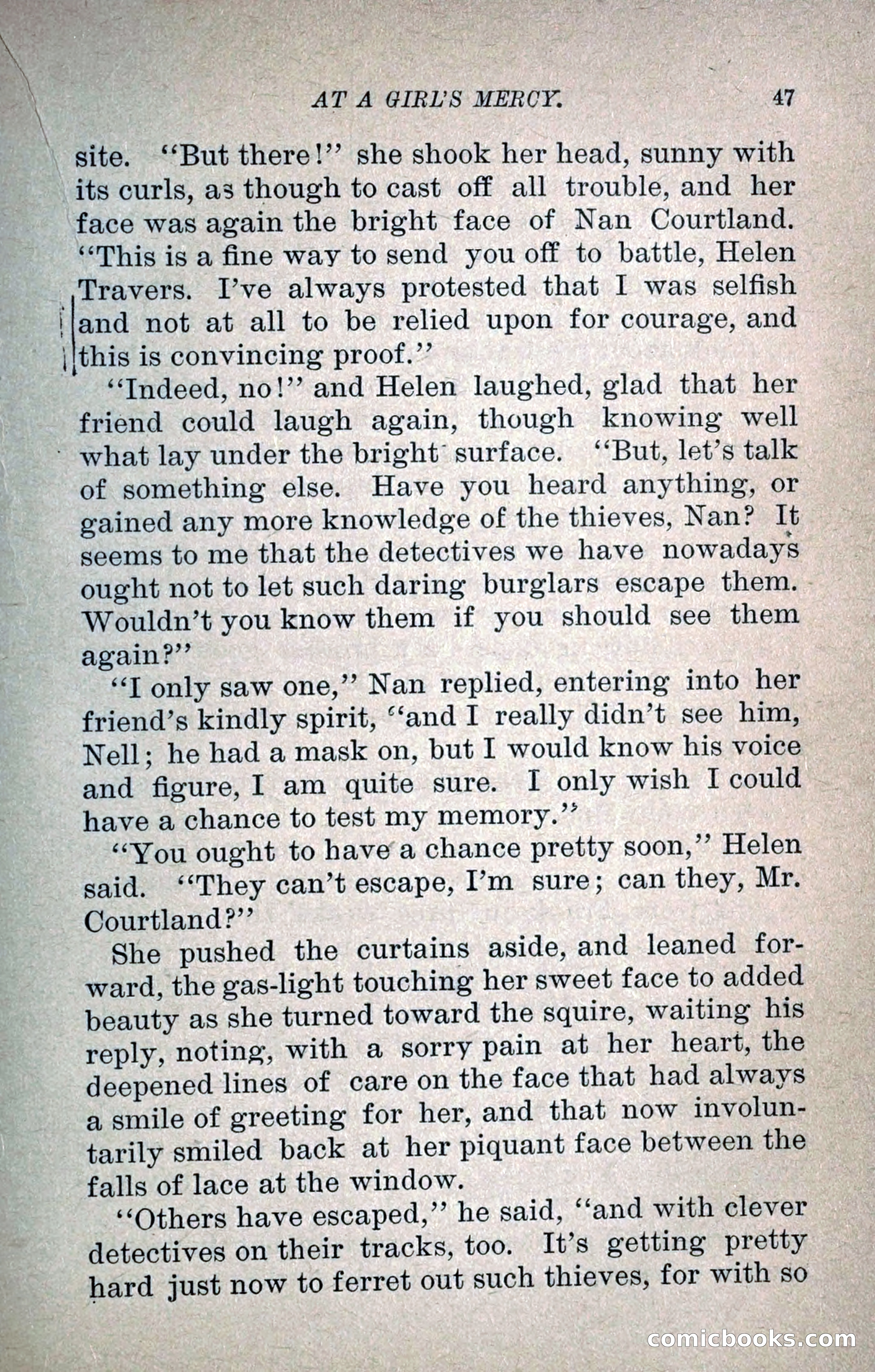 At a Girl's Mercy, or, The Fortunes of War — page 58 of 253