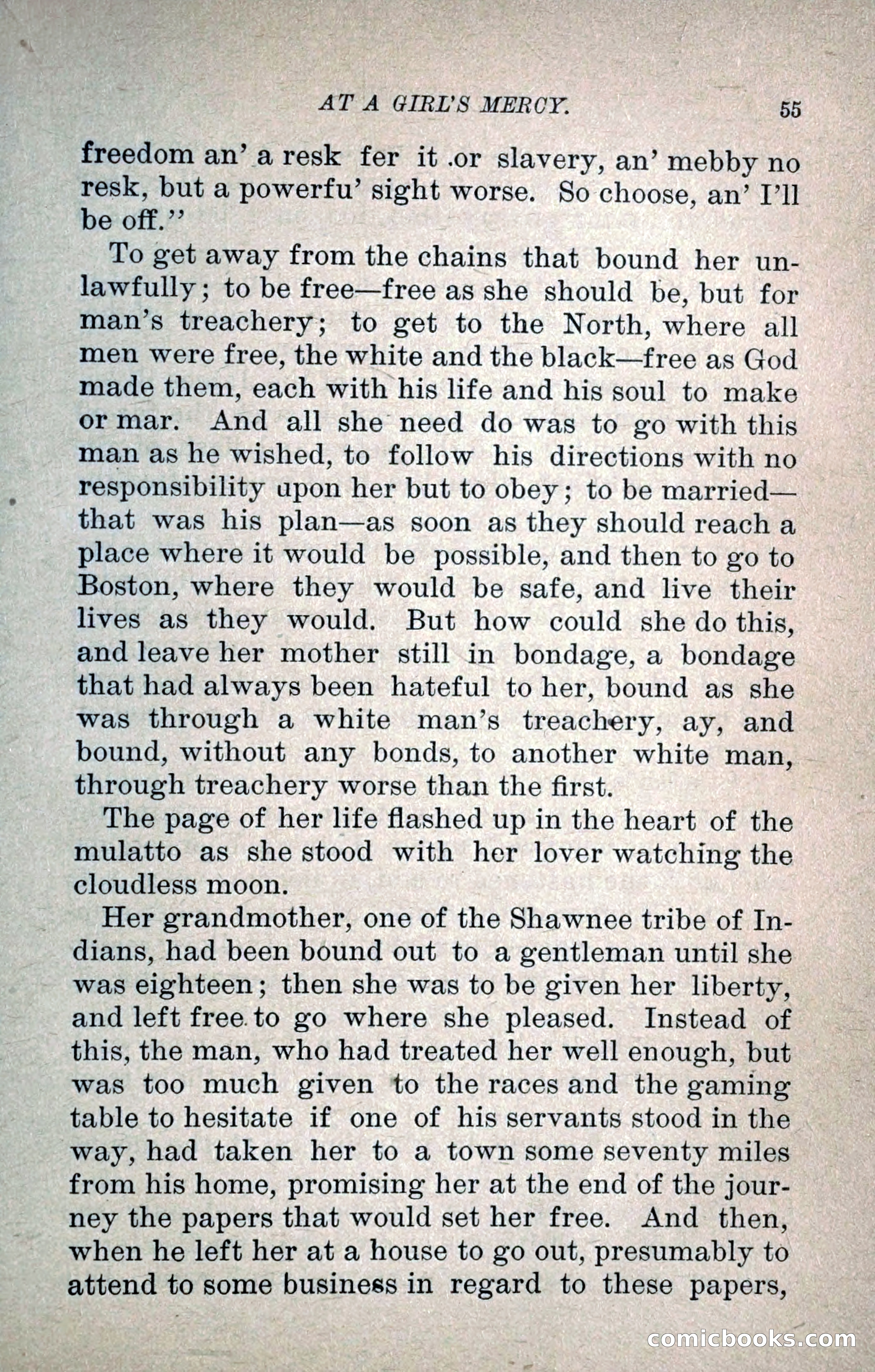At a Girl's Mercy, or, The Fortunes of War — page 66 of 253
